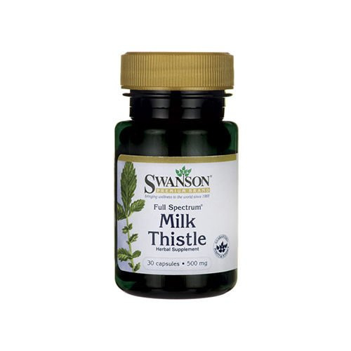 SWANSON Full Spectrum Milk Thistle 500mg - 2x 30caps