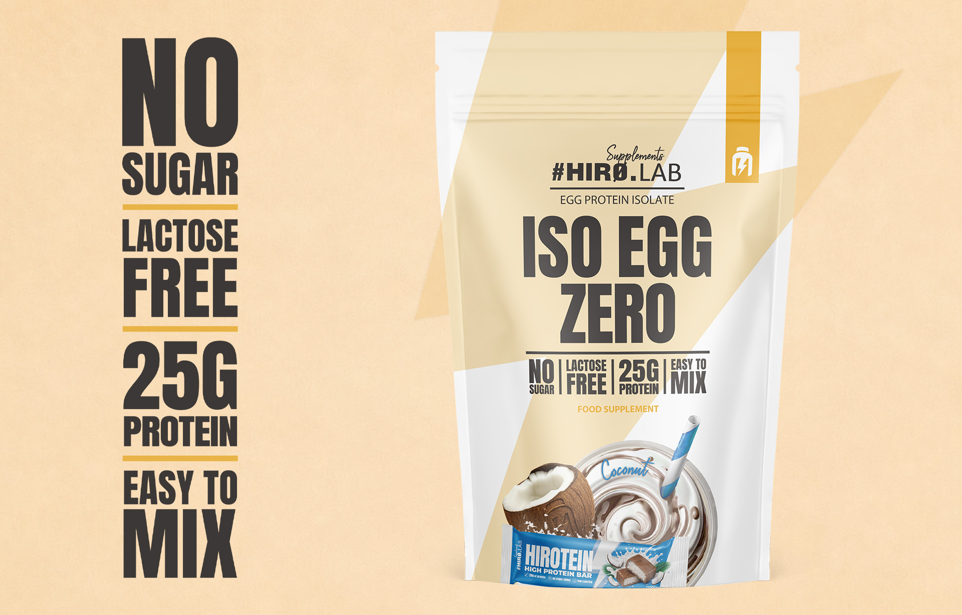 HIRO.LAB - Iso Egg Zero - 500g