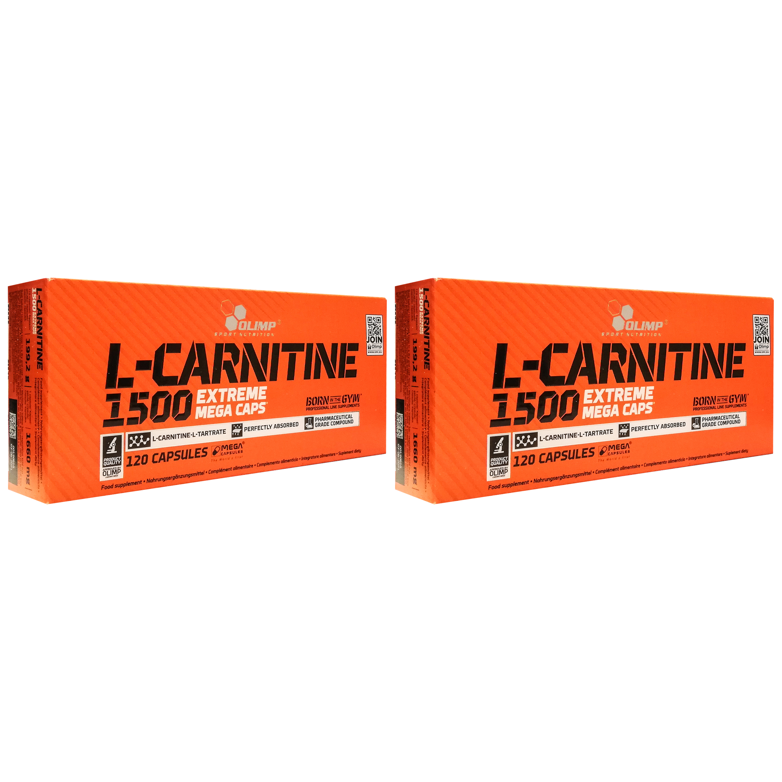 OLIMP L-Carnitine 1500 Extreme MC - 2x 120caps