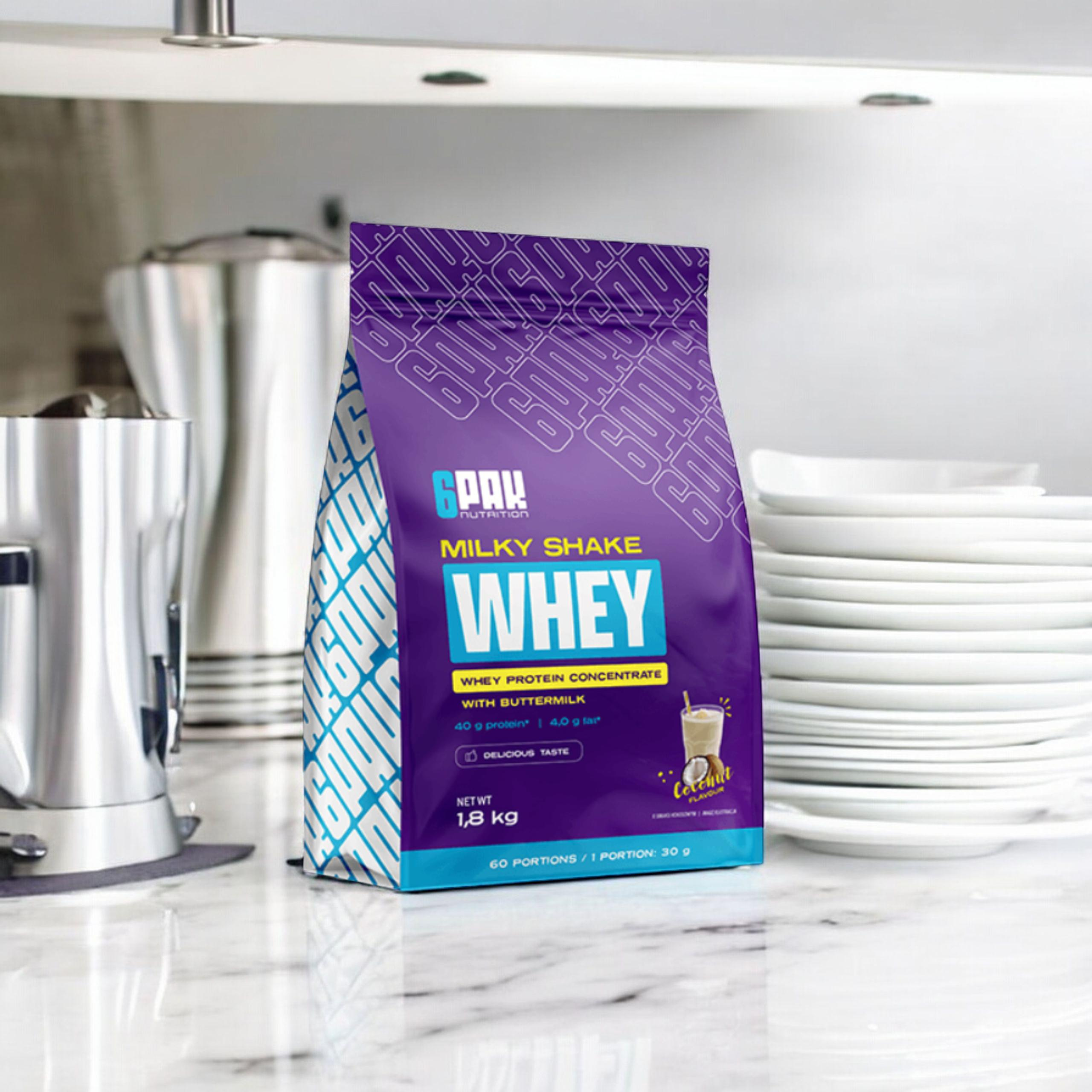 6PAK Milky Shake Whey - 3x 1800g