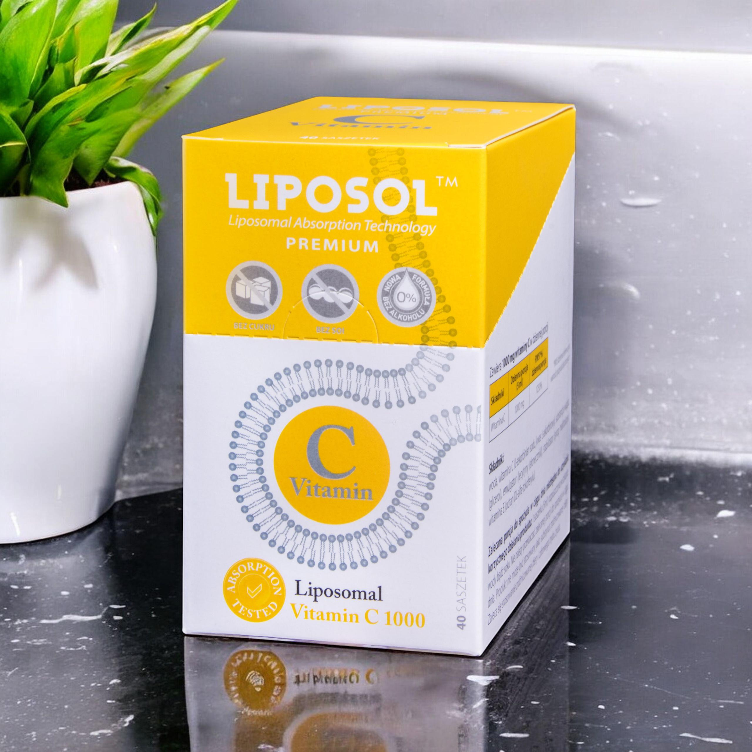 ALINESS Liposol Liposomal Vitamin C 1000 - 40 saszetek