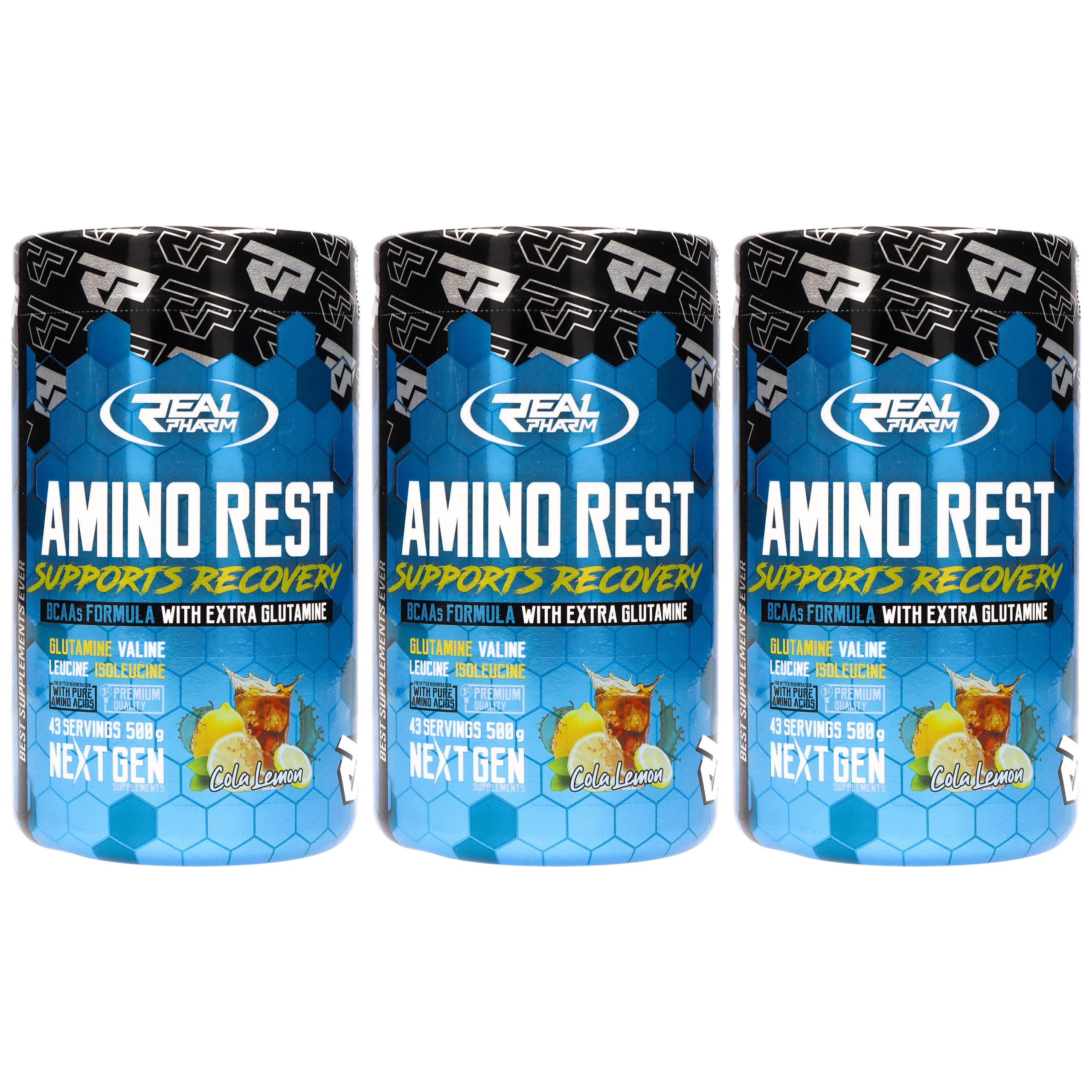 REAL PHARM Amino Rest - 3x 500g