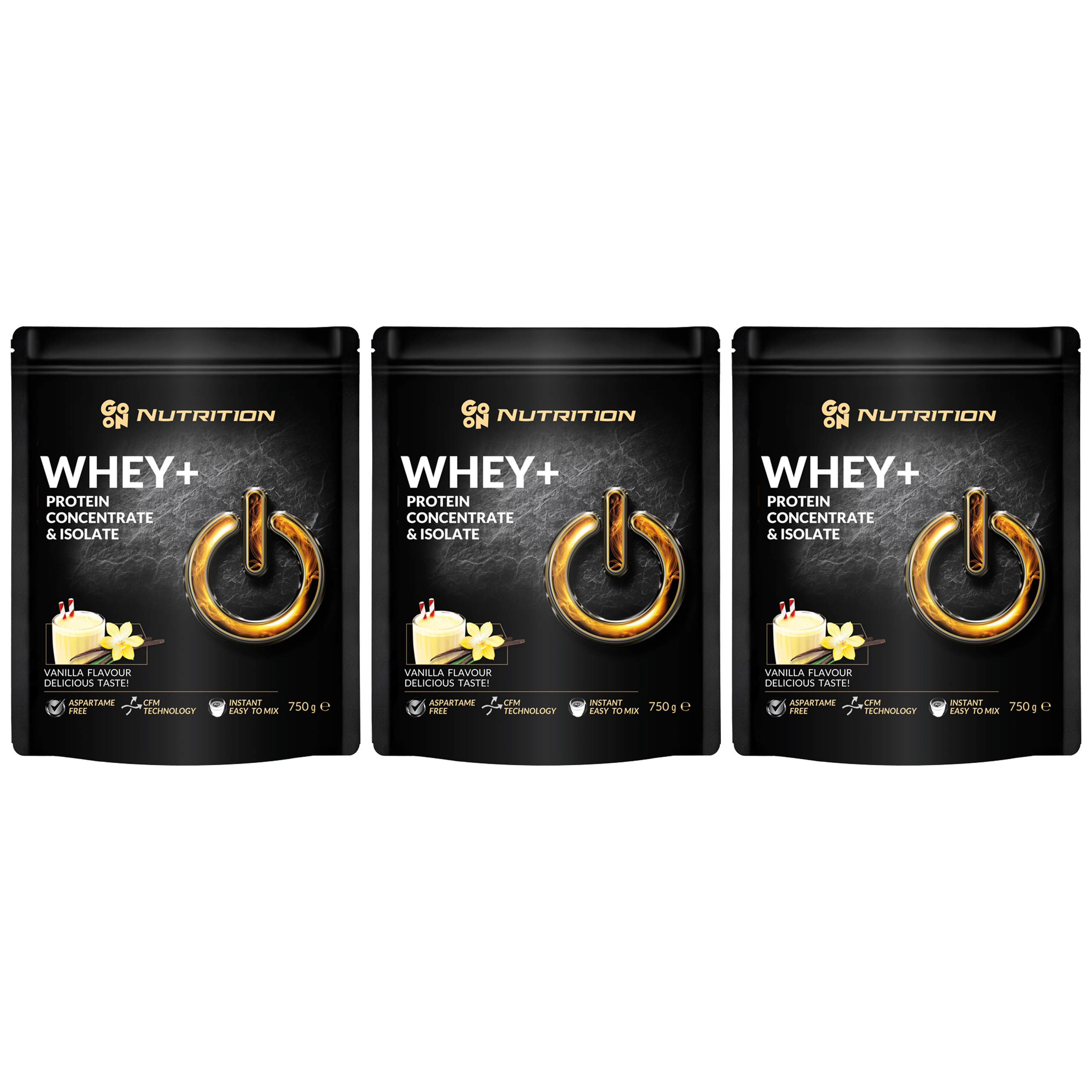 GO ON NUTRITION Whey - 3x 750g