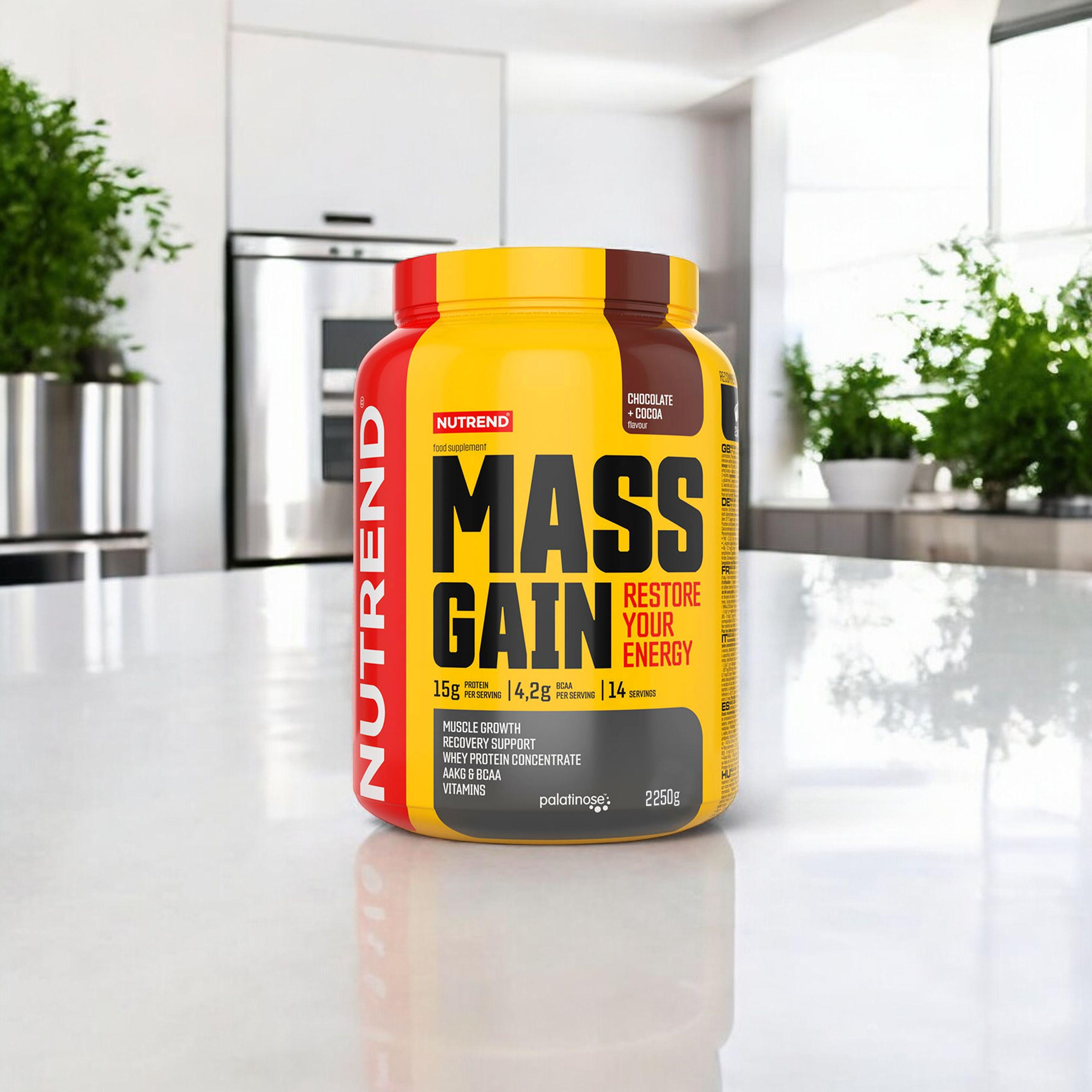 NUTREND Mass Gain - 2100g - Chocolate + Cocoa