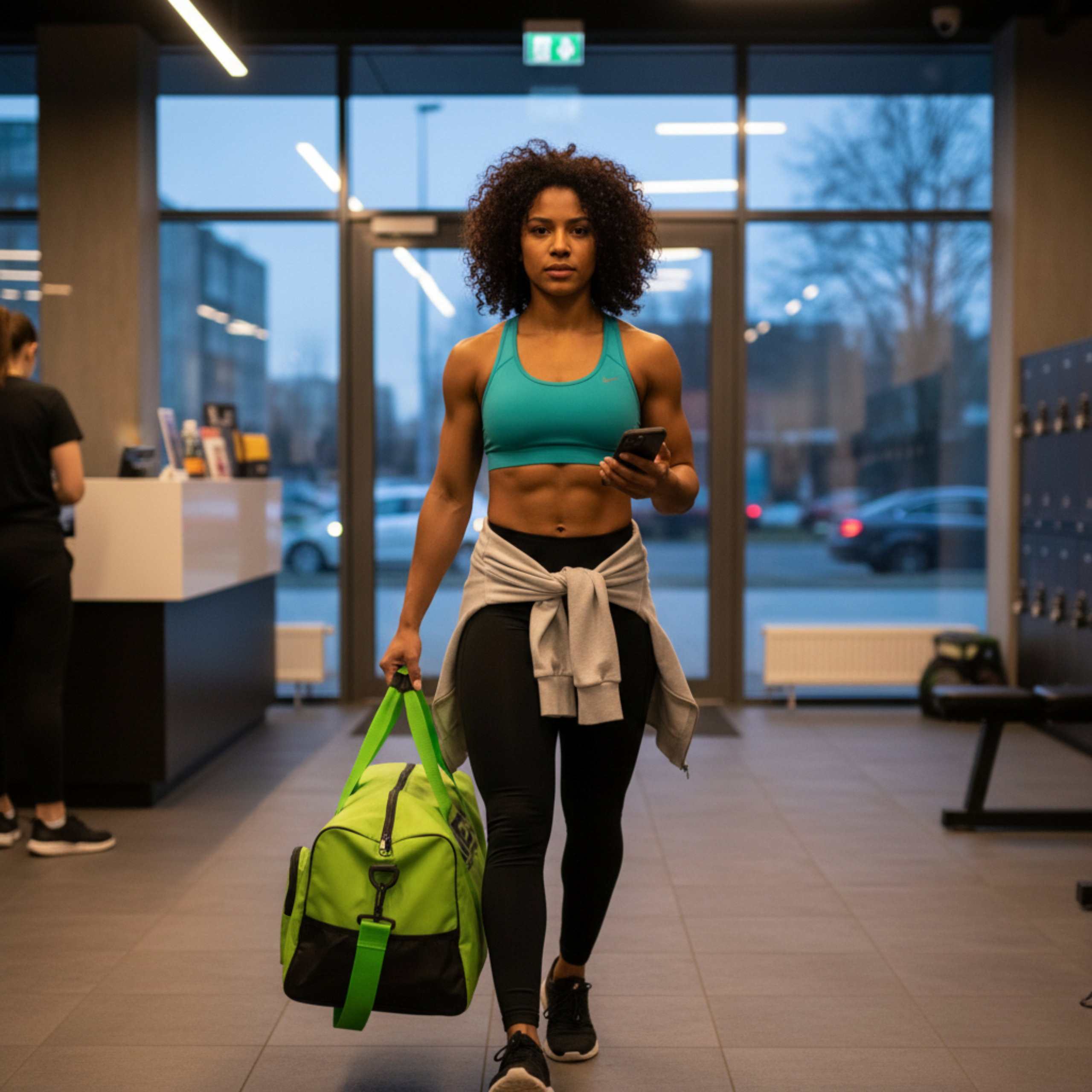 MEX NUTRITION - Torba Sportowa GymFit - Lime