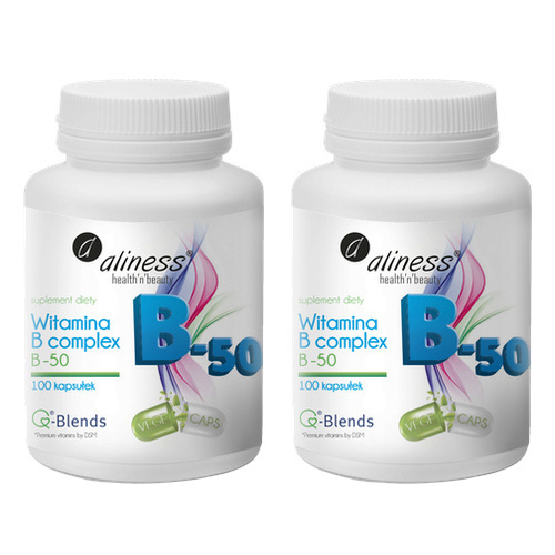 ALINESS - Witamina B Complex B-50 2x 100vcaps.