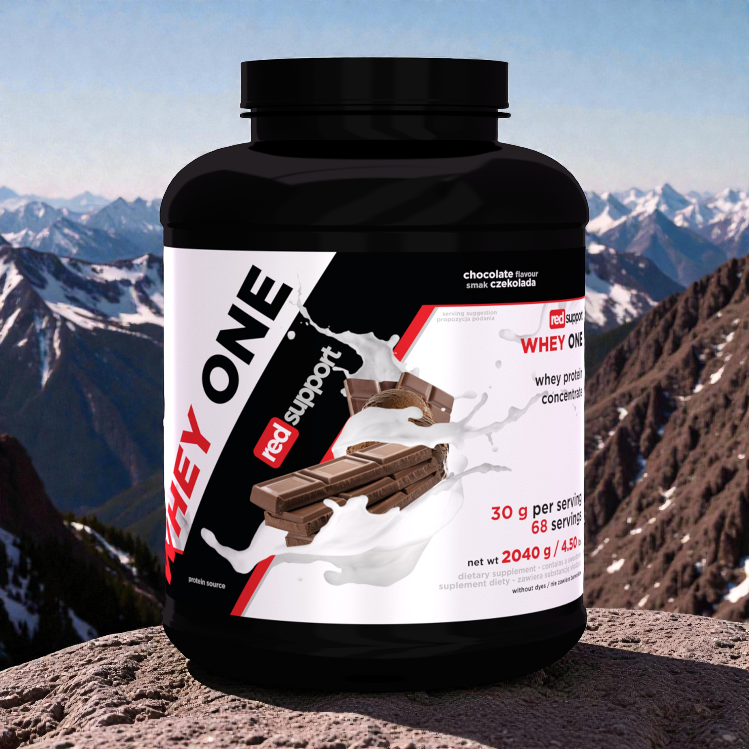 RED SUPPORT Whey One - 2x 2040g