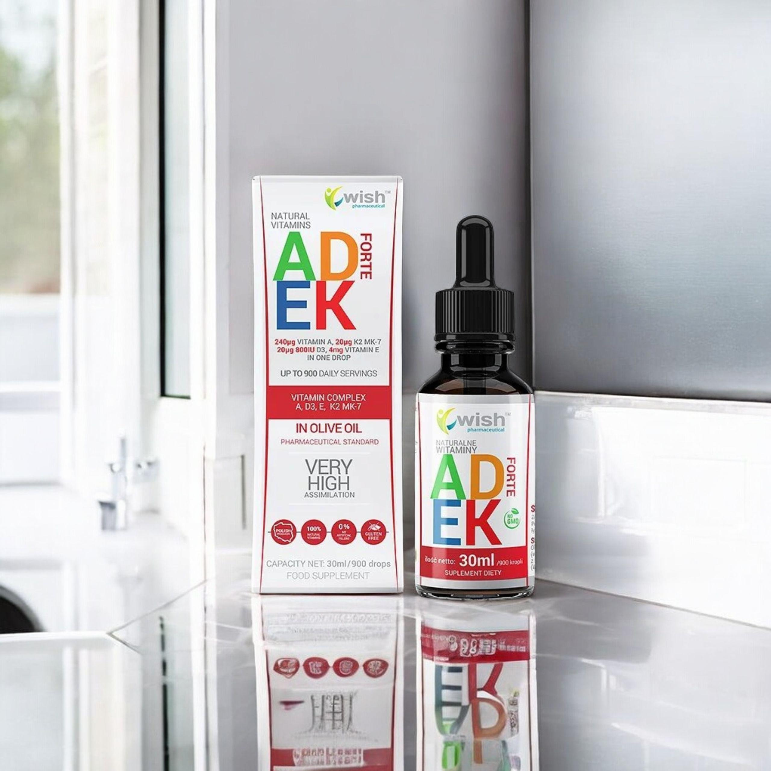 WISH Vitamin ADEK Forte - 2x 30 ml