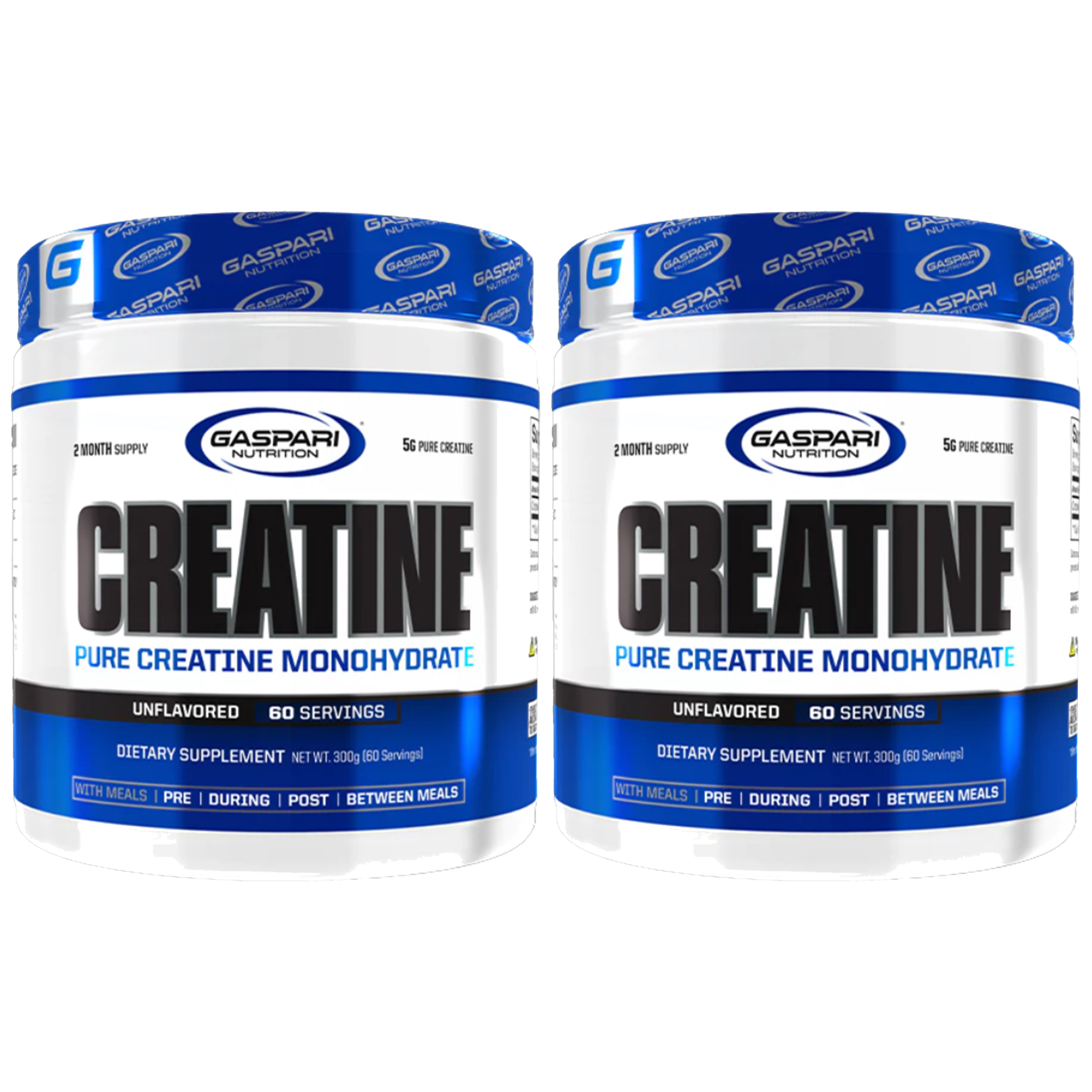 GASPARI NUTRITION Creatine Monohydrate (Qualitin) - 2x 300g