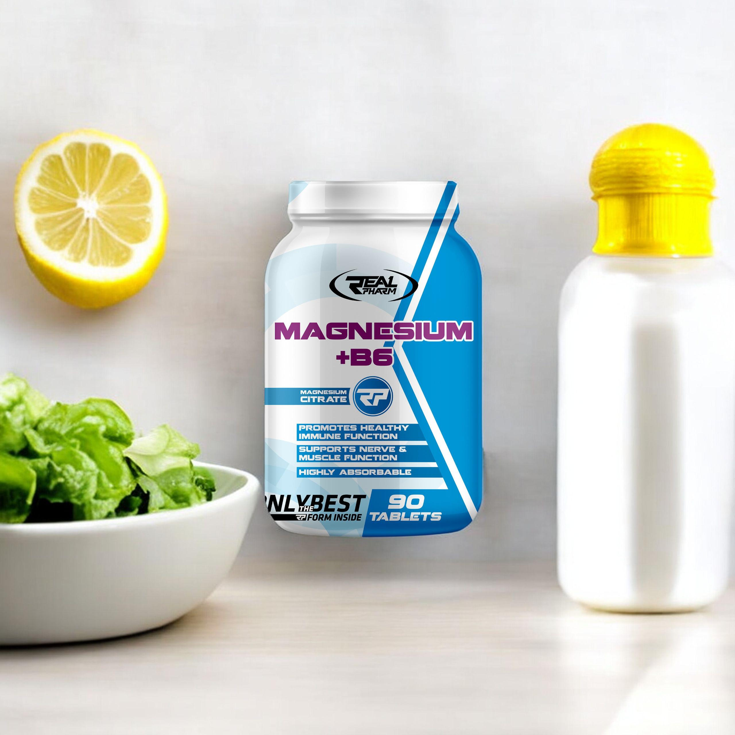 REAL PHARM Magnesium+ B6 - 3x 90tabs