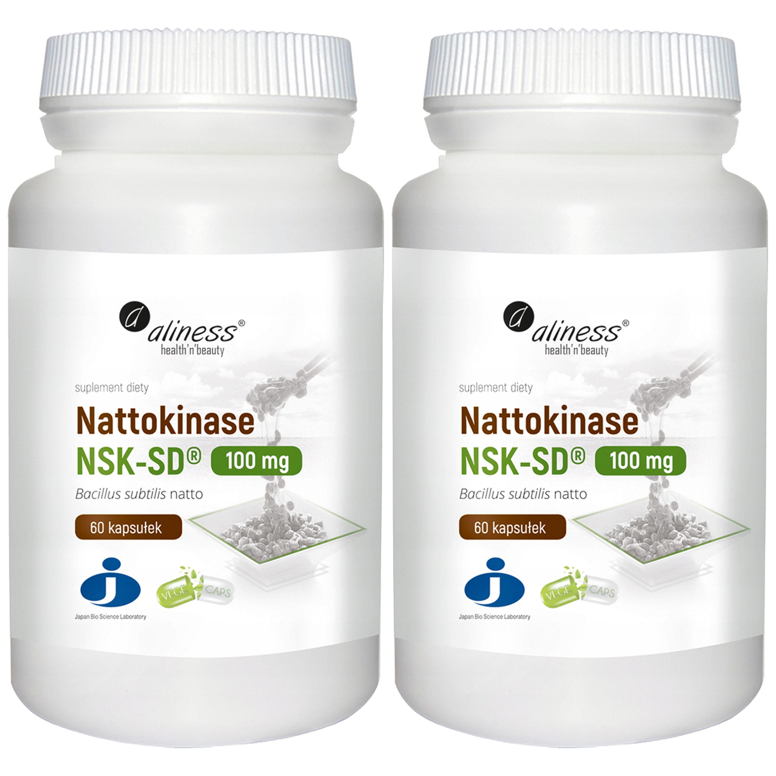 ALINESS Nattokinase NSK-SD 100mg - 2x 60caps.