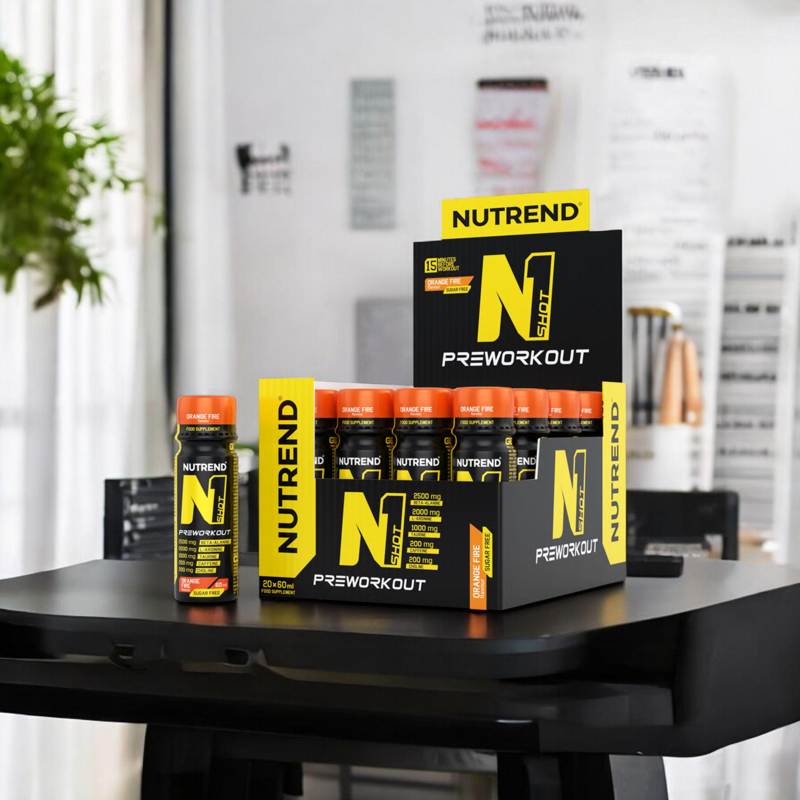 NUTREND - N1 Shot PreWorkout - 20x 3x 60ml