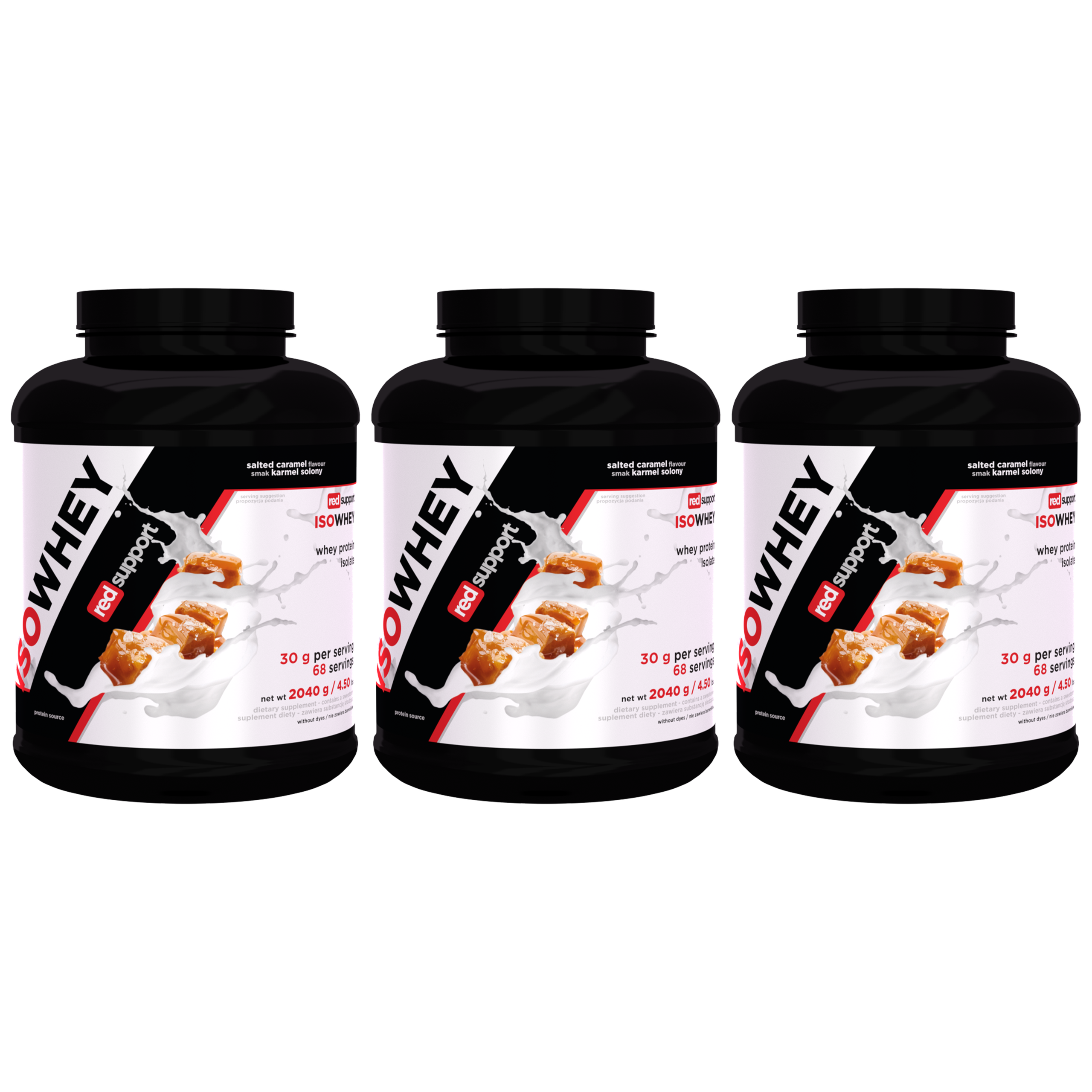 RED SUPPORT IsoWhey - 3x 2040g