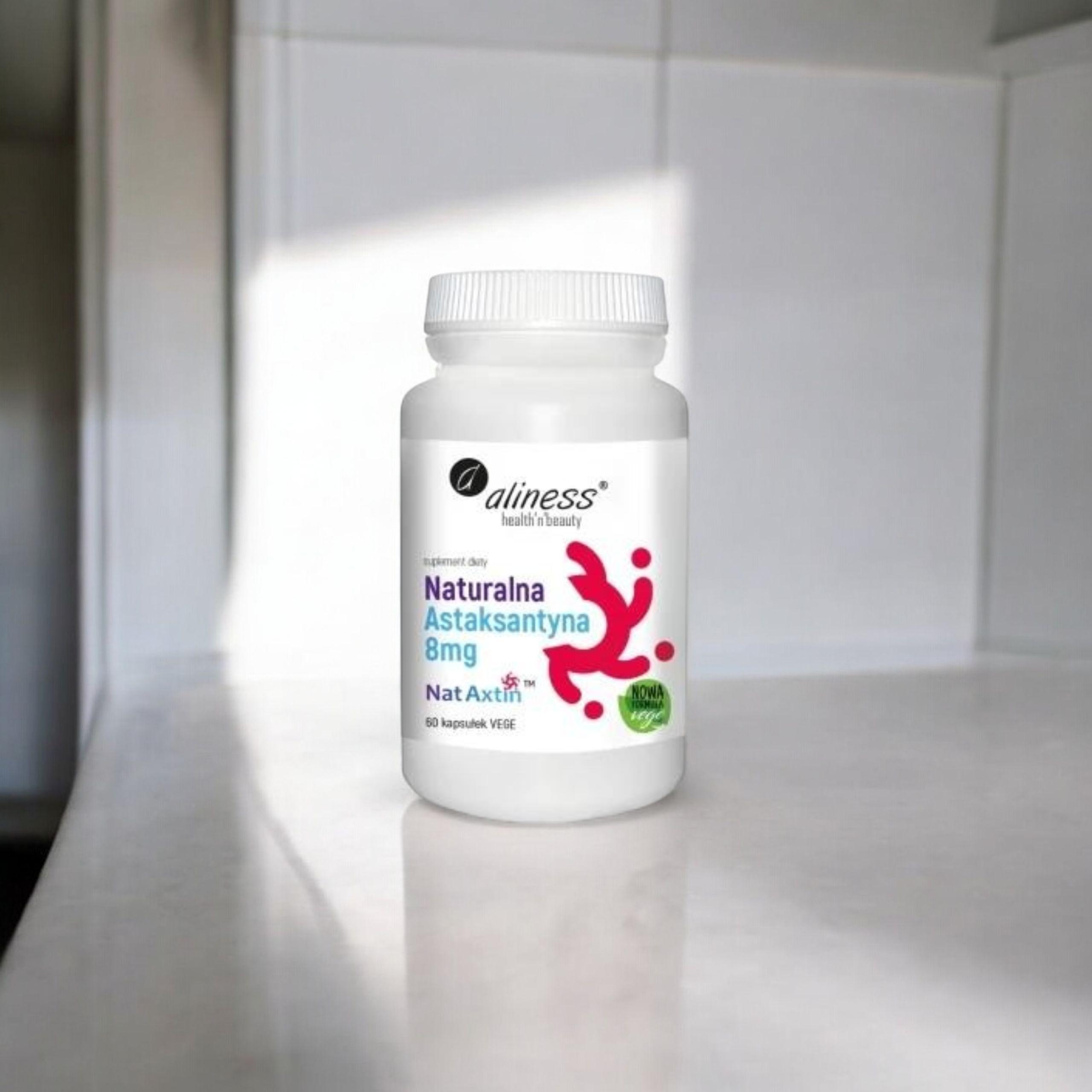 ALINESS - Naturalna Astaksantyna 8mg - 2x 60vcaps.