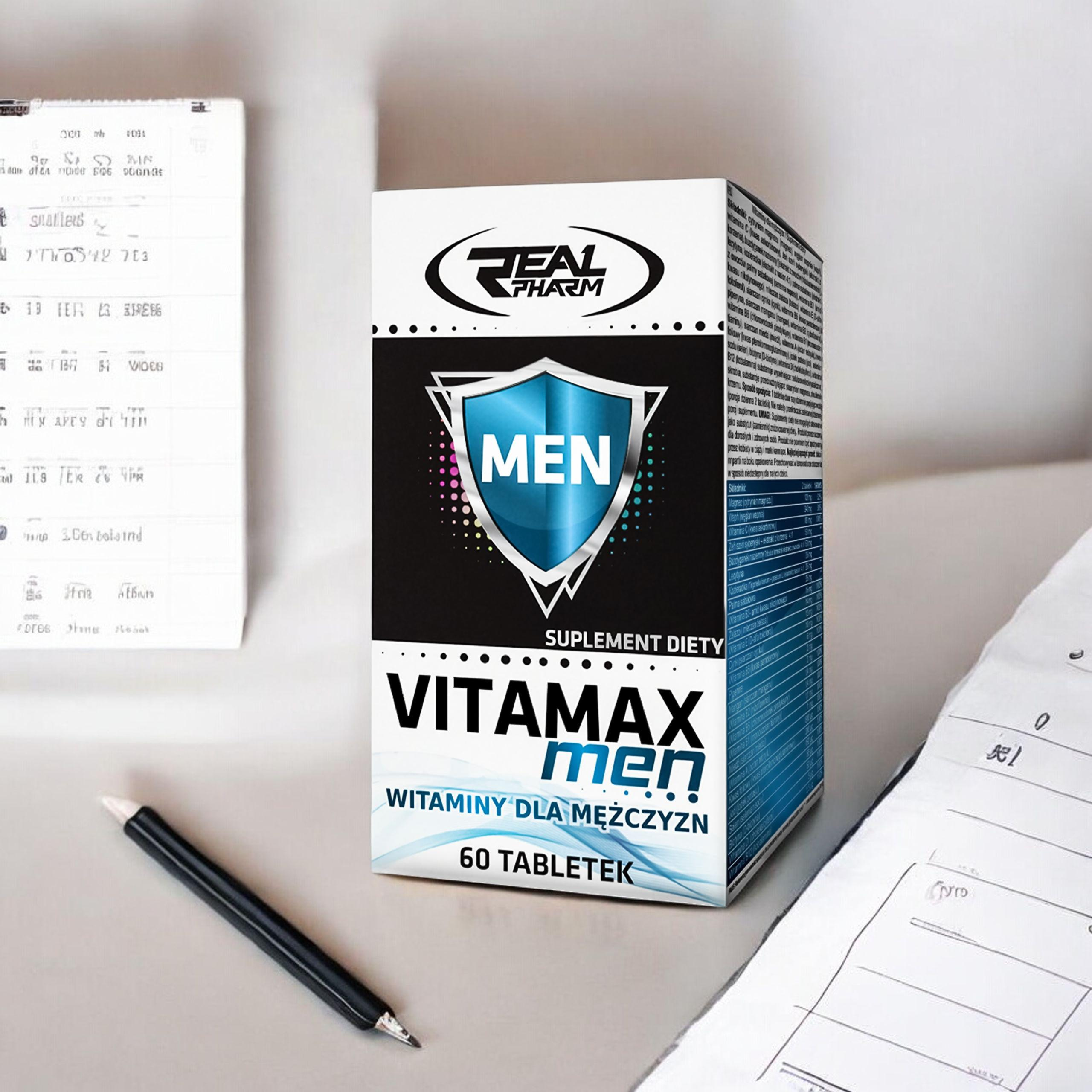 REAL PHARM Vitamax Men - 3x 60tabs