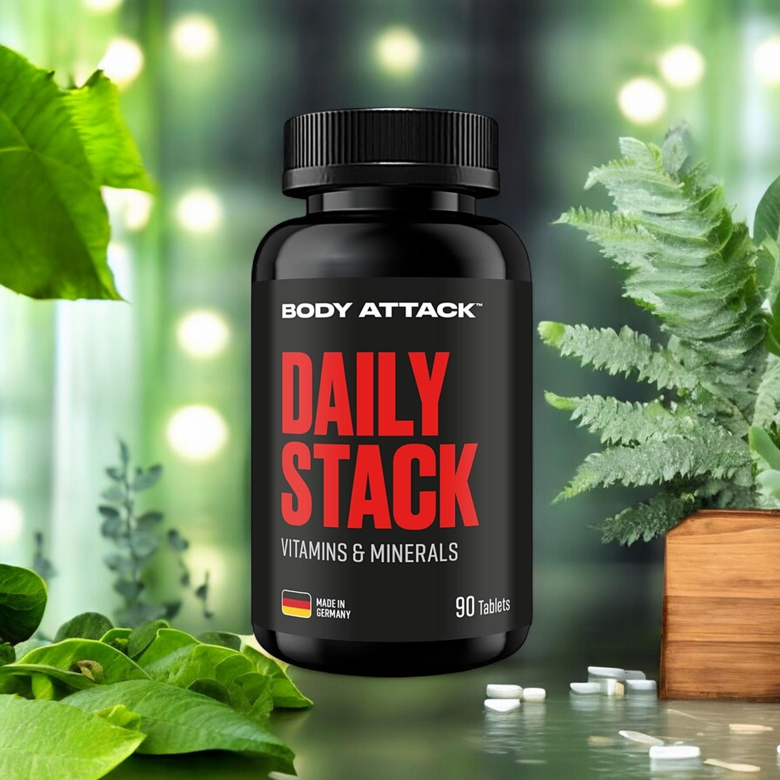 BODY ATTACK - Daily Stack Multivitamin - 90caps.