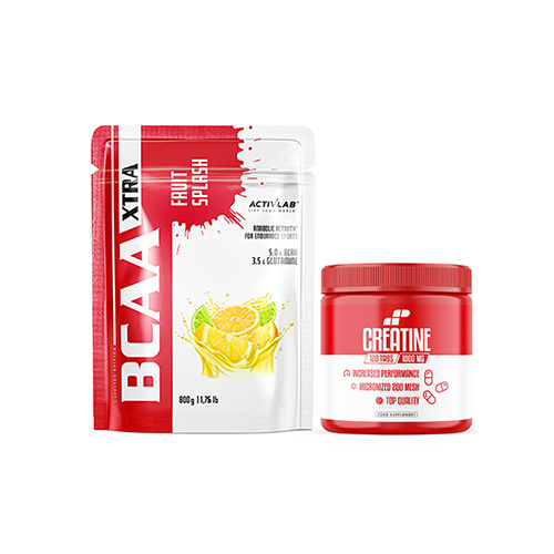 Zestaw ACTIVLAB | MP SPORT - BCAA Xtra Fruit Splash - 800g + MP Creatine 1000mg - 120tabs