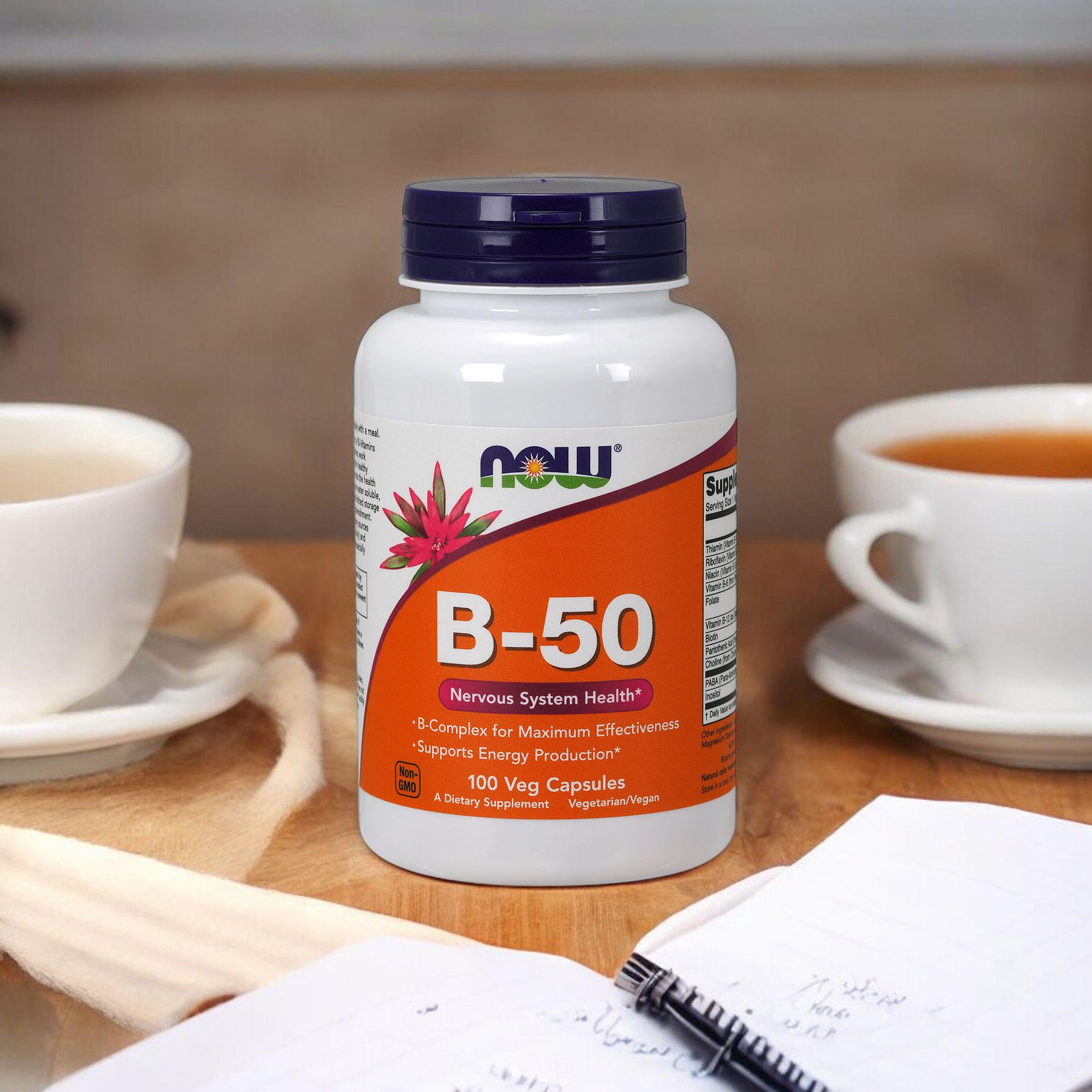 NOW Vitamin B-50 - 2x 100vcaps