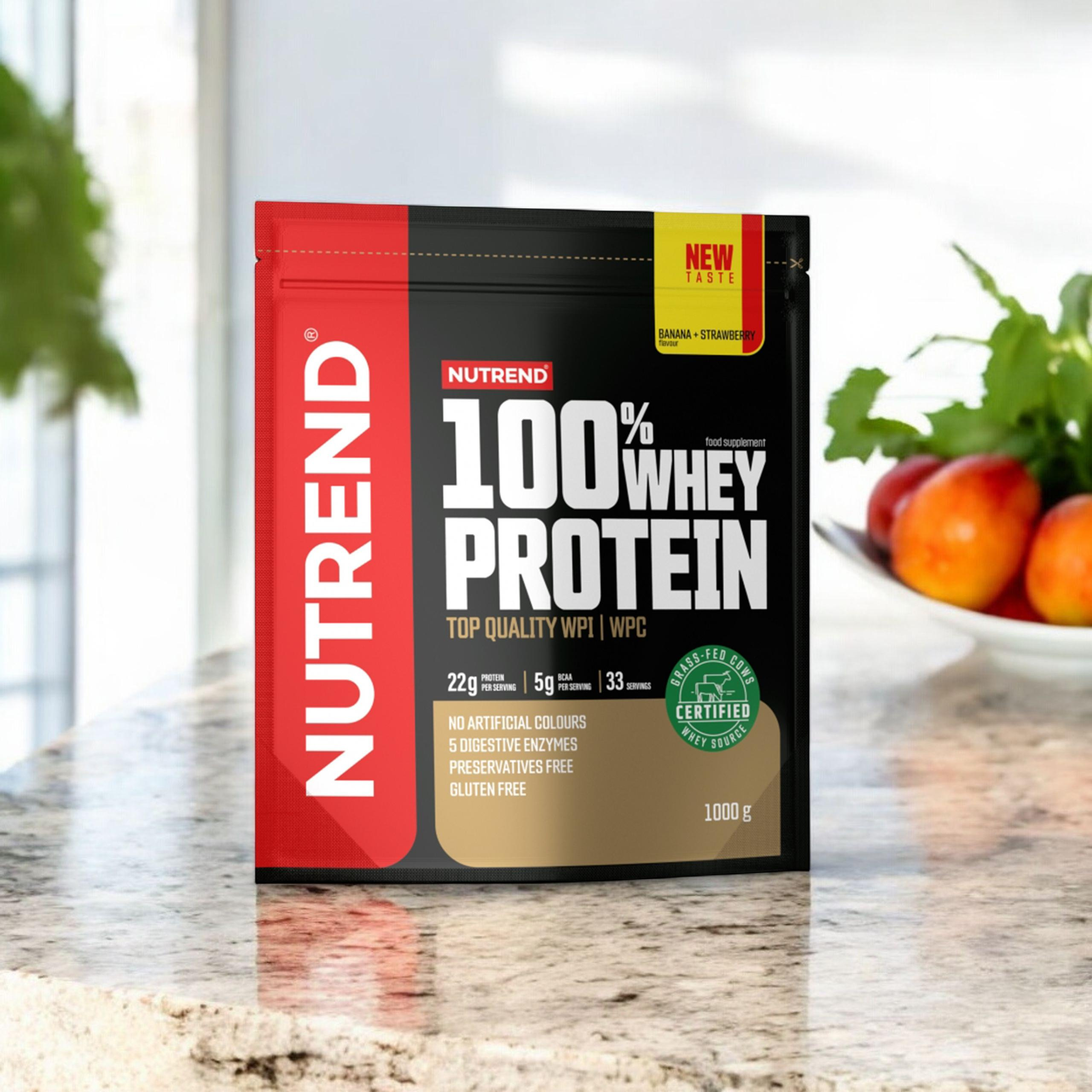 NUTREND 100% Whey Protein - 3x 1000g