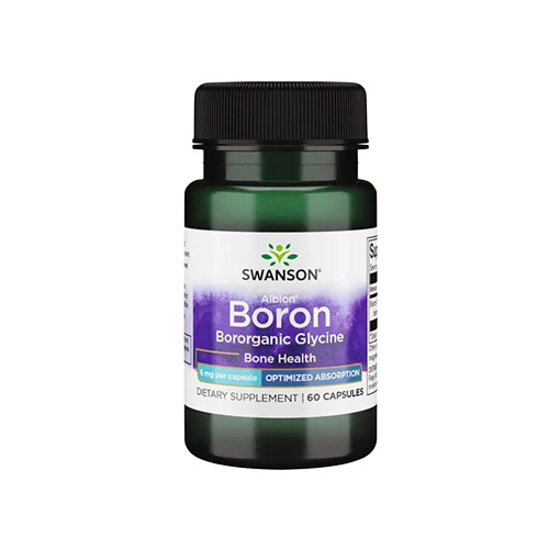 SWANSON Albion Boron Bororganic Glycine 6mg - 60caps.