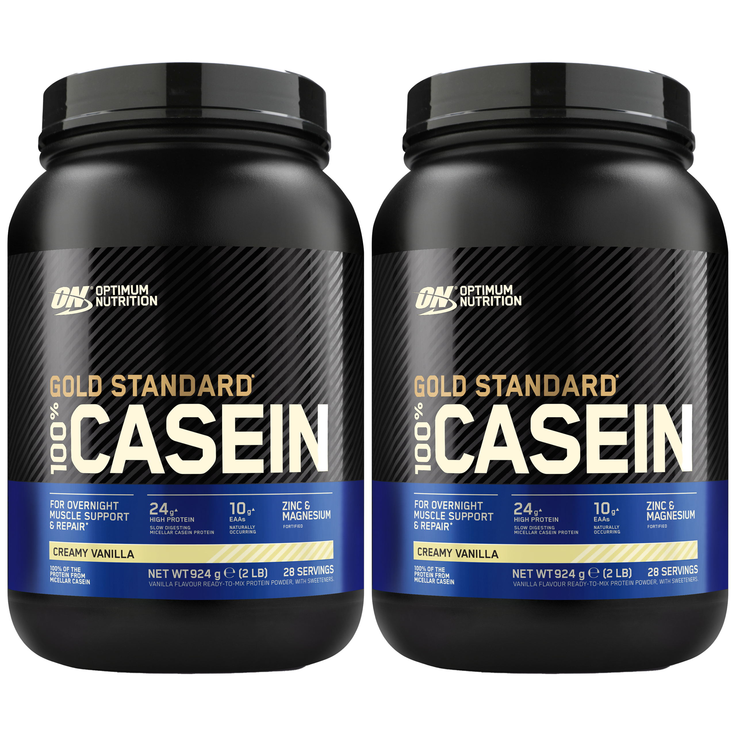 OPTIMUM NUTRITION 100% Casein Protein - 2x 924g