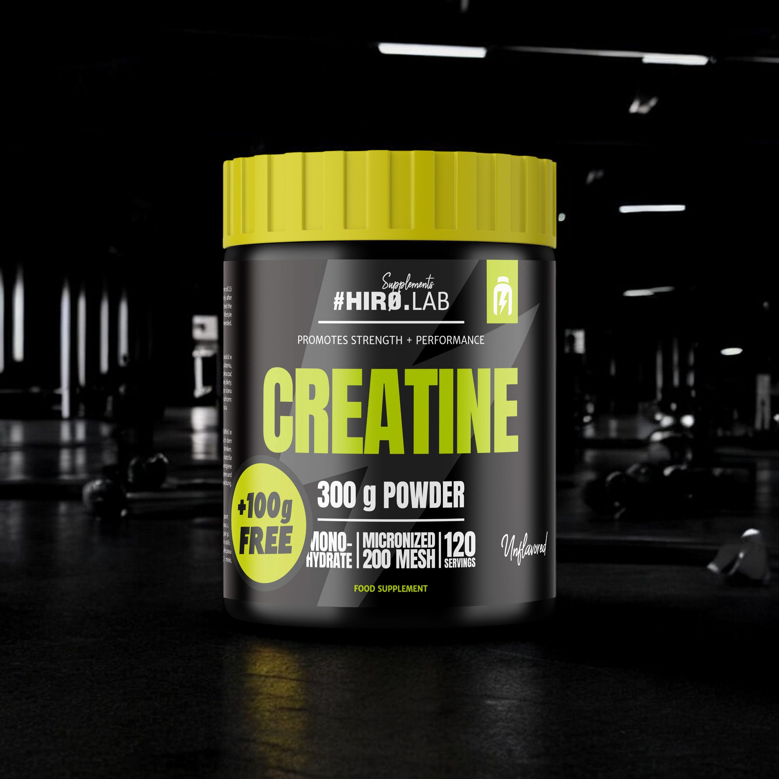 HIRO.LAB Creatine - 300g + 100g FREE