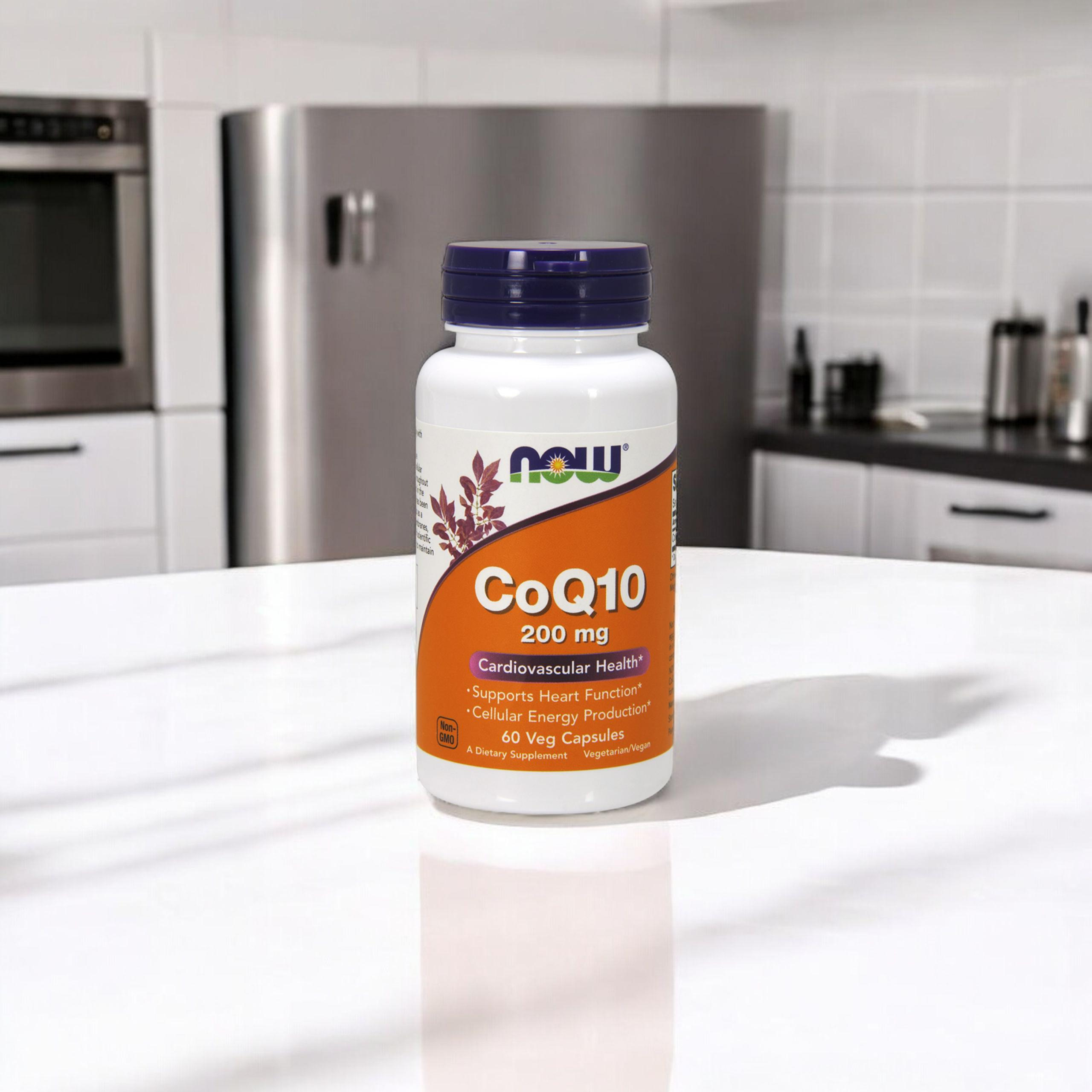 NOW CoQ10 ( Koenzym Q10 ) 200mg - 2x 60vegcaps