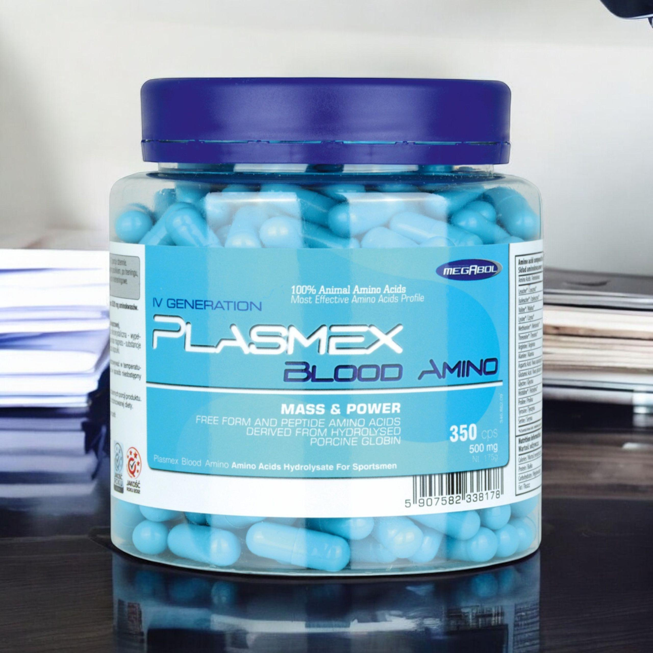 MEGABOL Plasmex Blood Amino - 3x 350caps