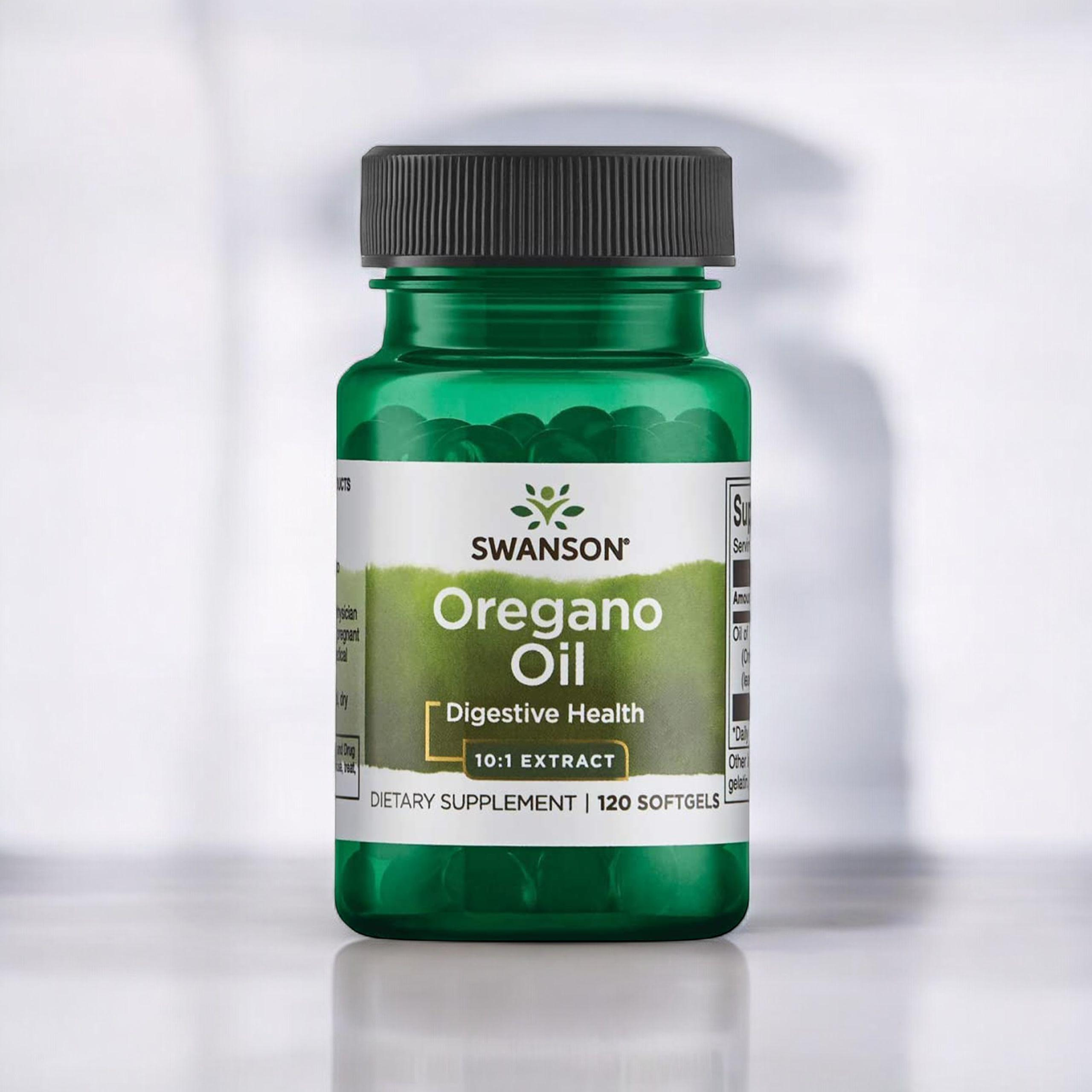 SWANSON Oregano Oil 10:1 - 120softgels - 3x Olej z Oregano