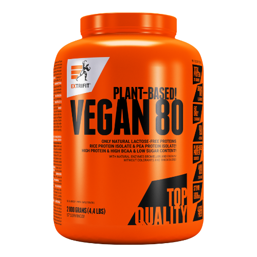 EXTRIFIT Vegan 80 - 3x 2000g
