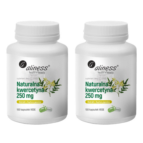 ALINESS Naturalna Kwercytyna 250mg - 2x 100 caps