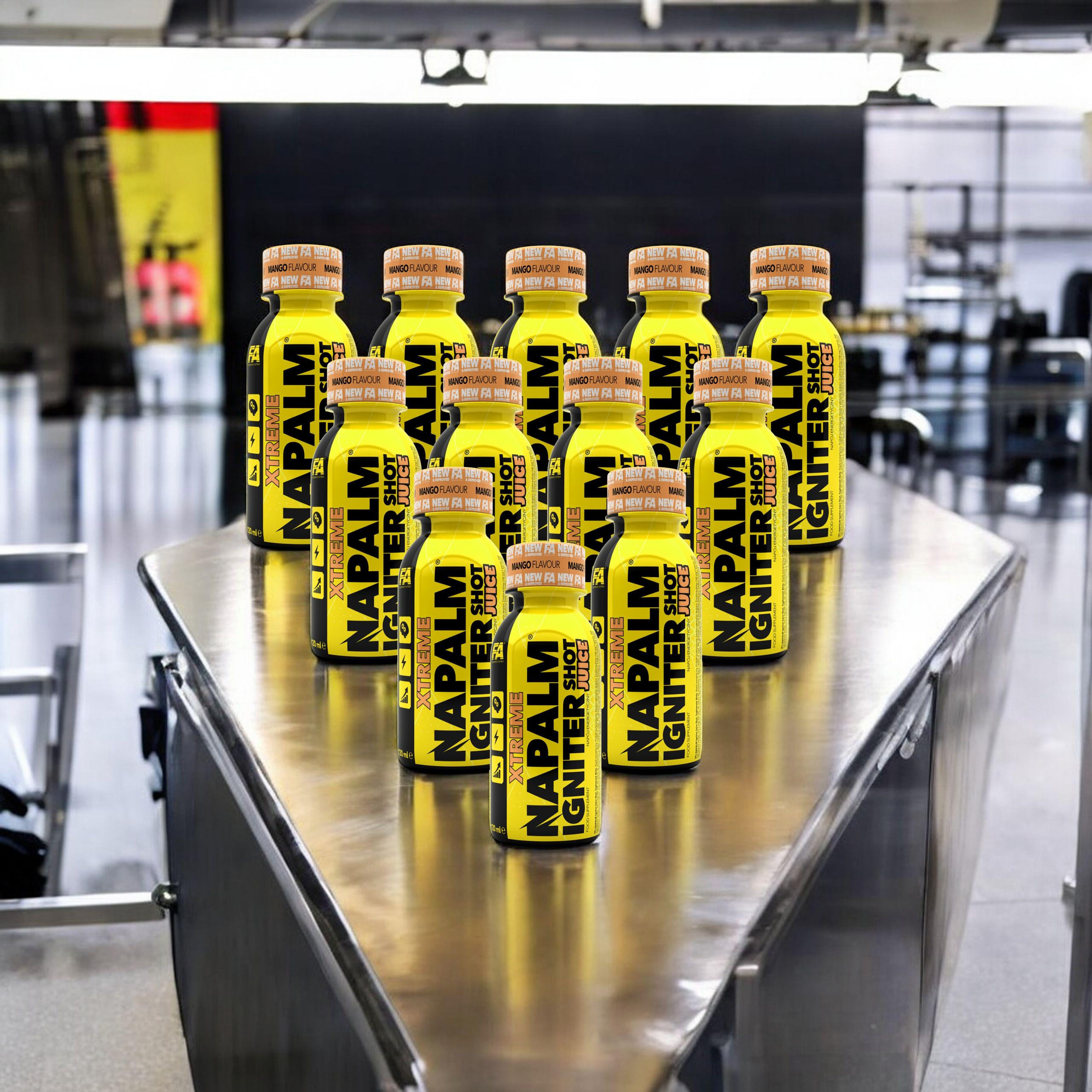 FITNESS AUTHORITY Napalm Igniter Juice Shot - 12x 120ml