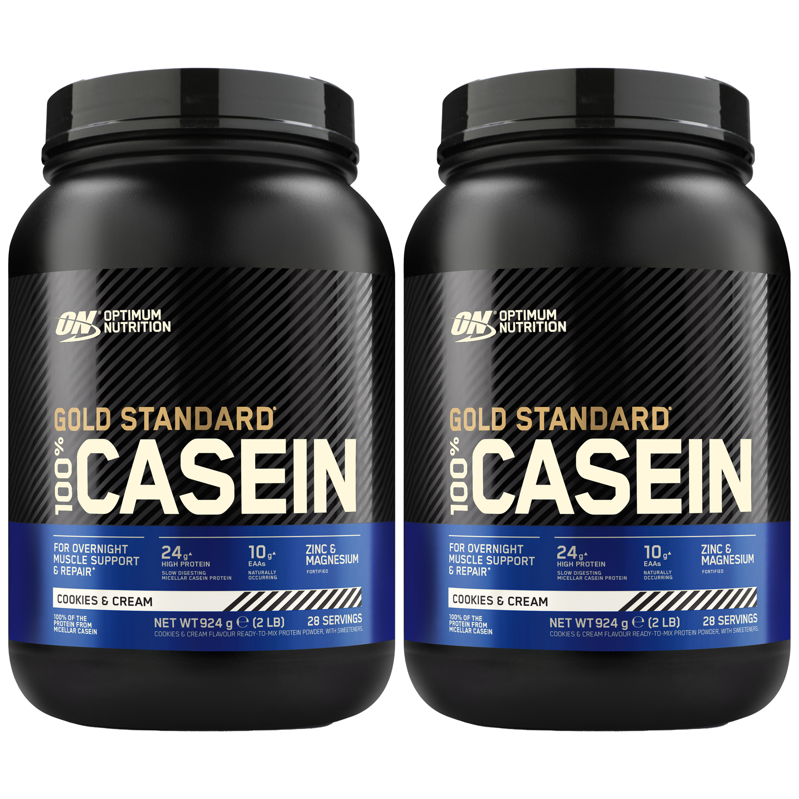 OPTIMUM NUTRITION 100% Casein Protein - 2x 924g