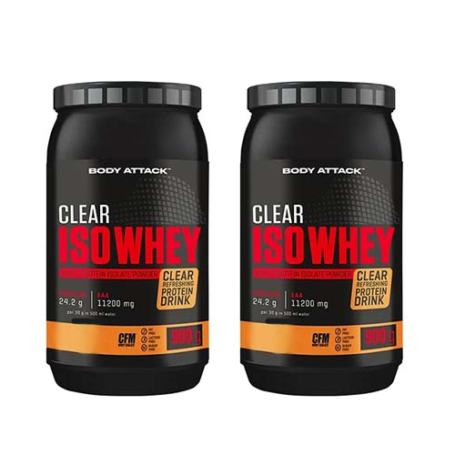 BODY ATTACK Clear Iso Whey - 2x 900g