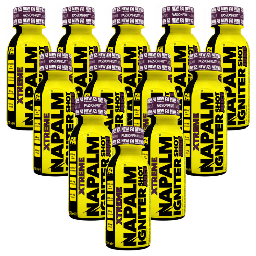 FITNESS AUTHORITY - Napalm Igniter Juice Shot - 12x 3x 120ml