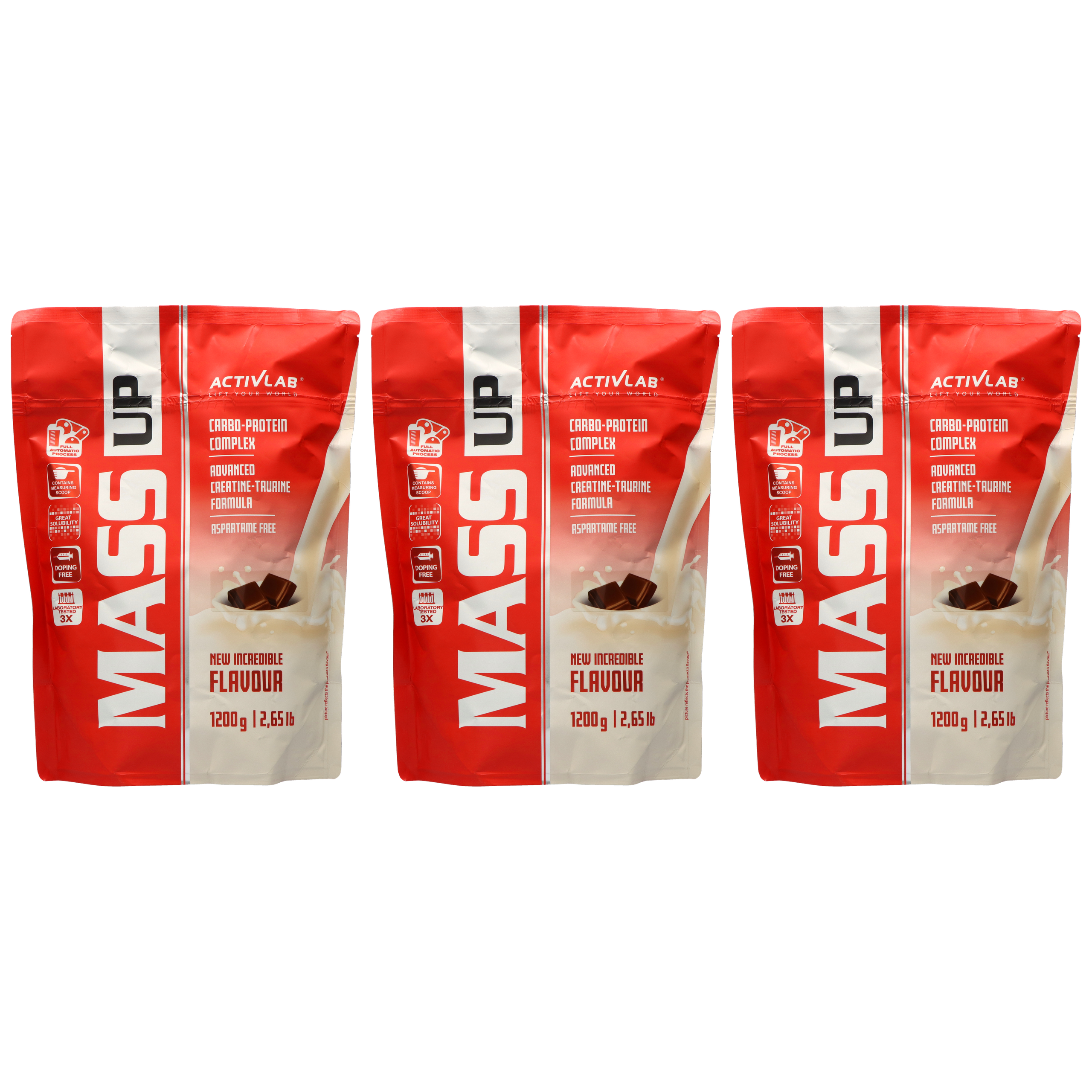 ACTIVLAB Mass Up - 3x 1200g