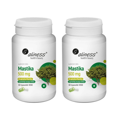 Aliness Mastika 500mg - 2x 60vcaps.