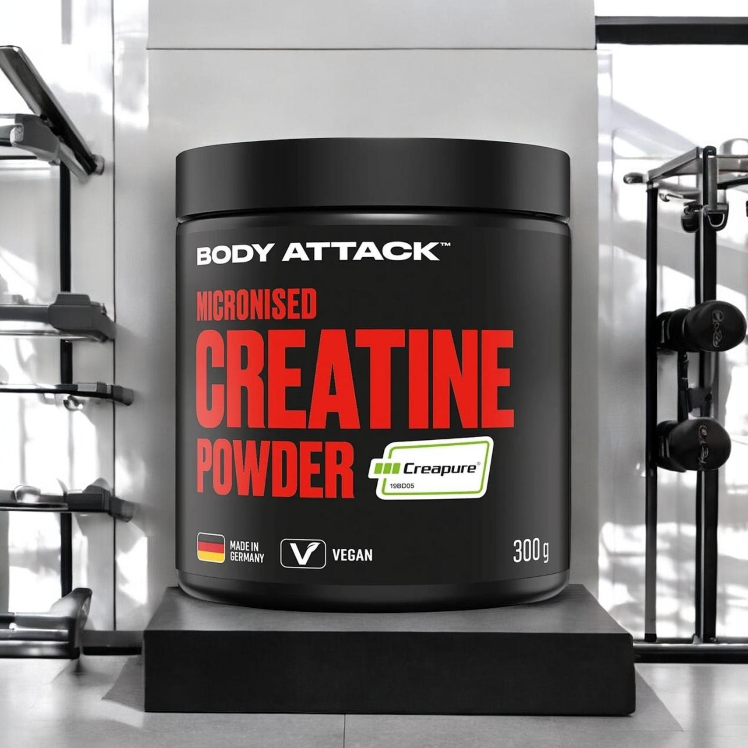 BODY ATTACK Creatine Powder Creapure - 300g - Natural