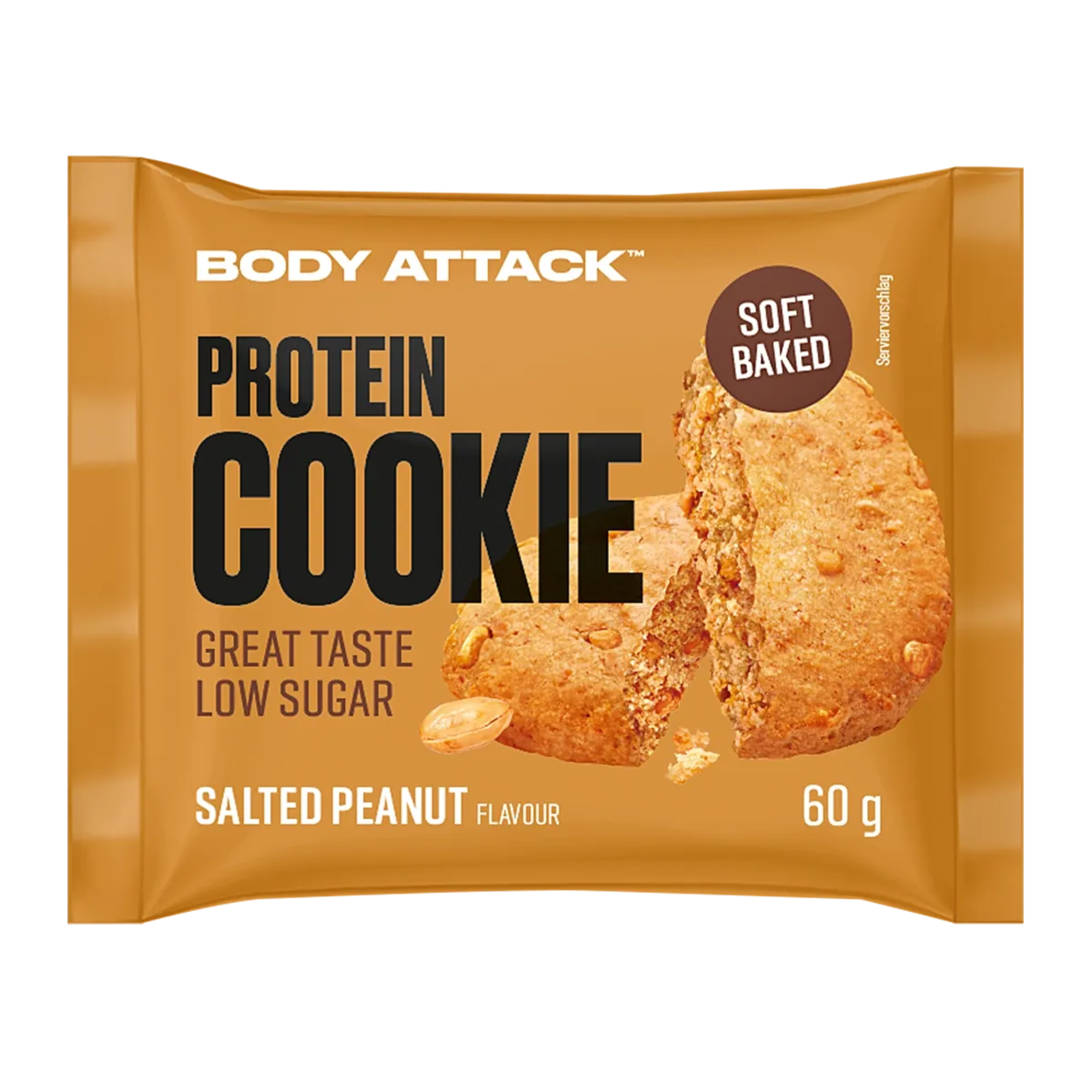 BODY ATTACK - Protein Cookie - 12x 60g - WYPRZEDAŻ - 29-11