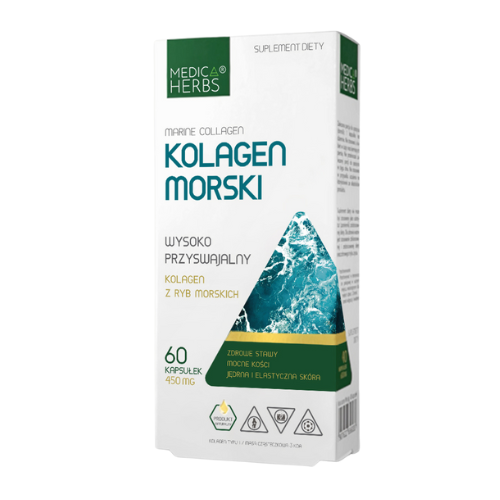 MEDICA HERBS - Kolagen Morski 450mg - 3x 60caps.