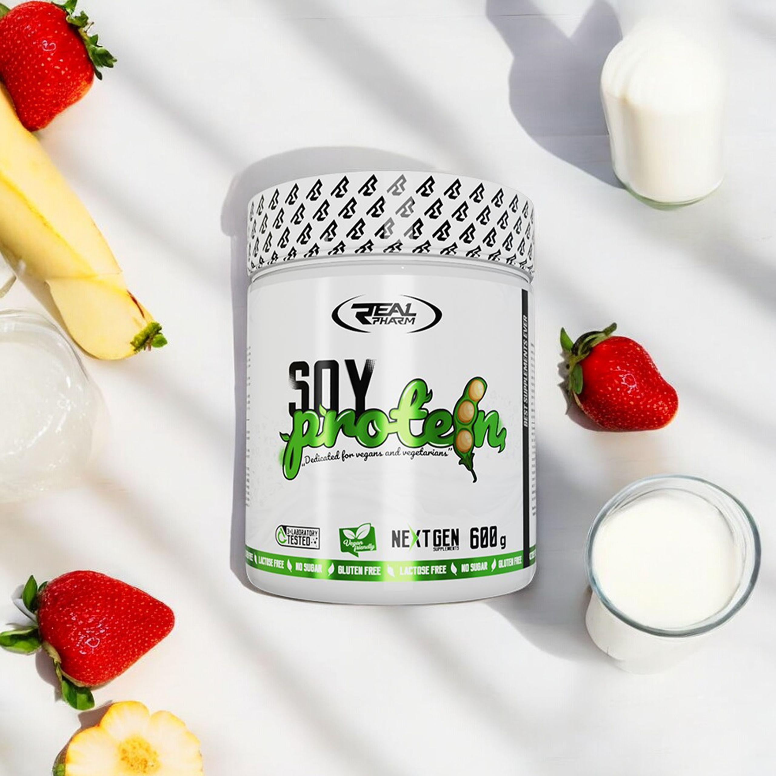 REAL PHARM Soy Protein - 2x 600g