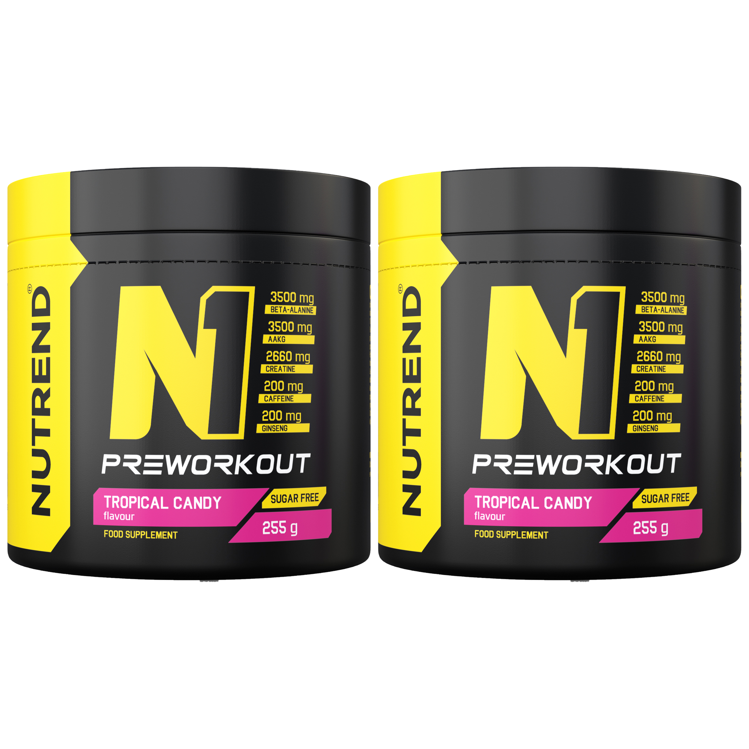 NUTREND N1 Pre Workout - 2x 255g