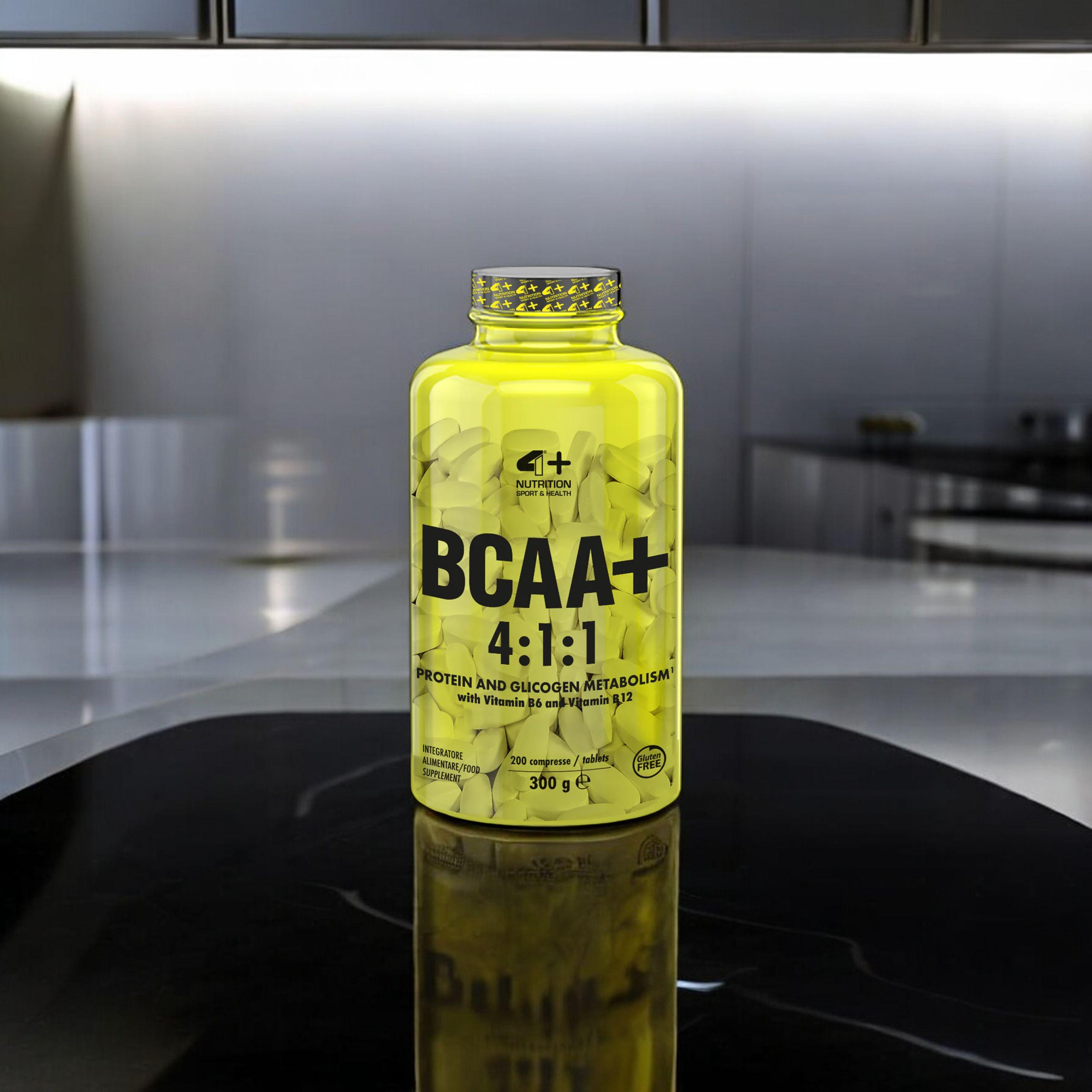 4+ NUTRITION BCAA+ 4:1:1 - 200tabs.