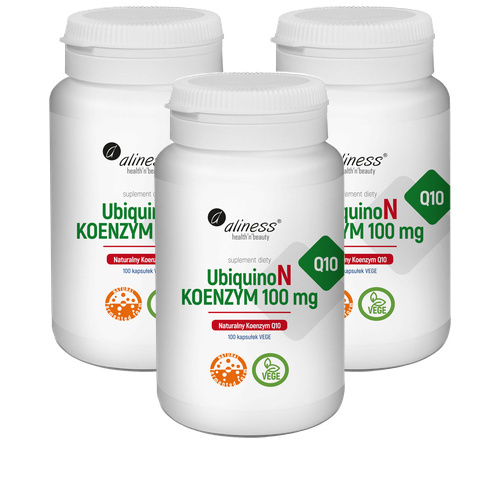 ALINESS UbiquinoN Koenzym Q10 100 mg - 3x 100caps