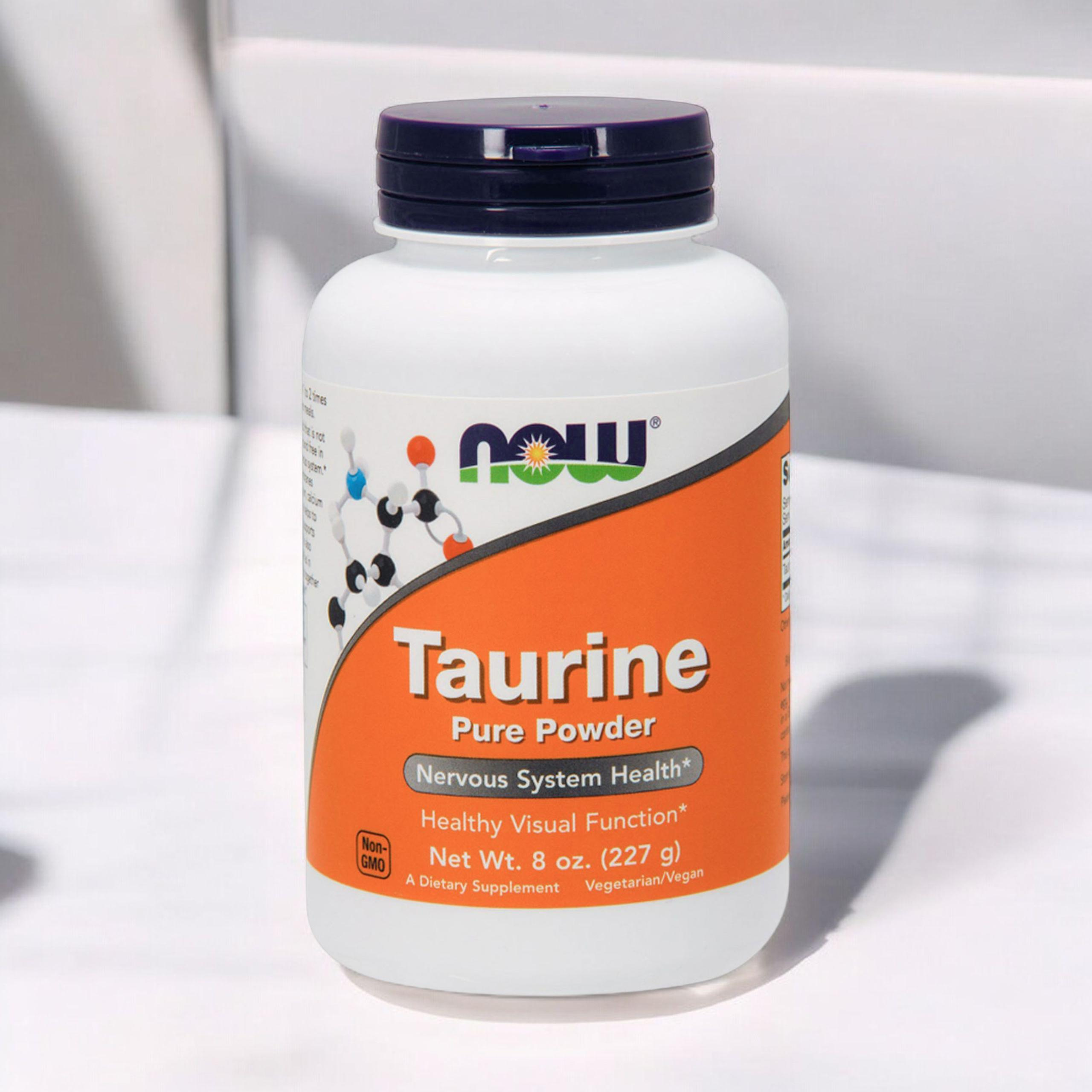 NOW Taurine Pure Powder - 3x 227g