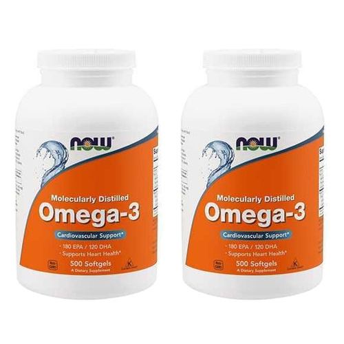 NOW Omega-3 - 2x 500softgels