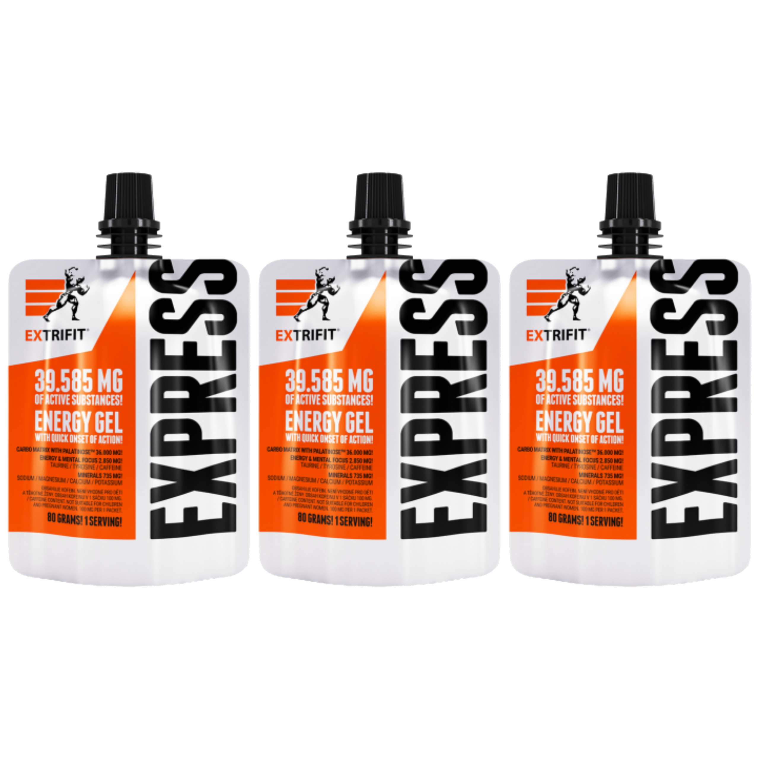 EXTRIFIT Express Gel - 3x 80g
