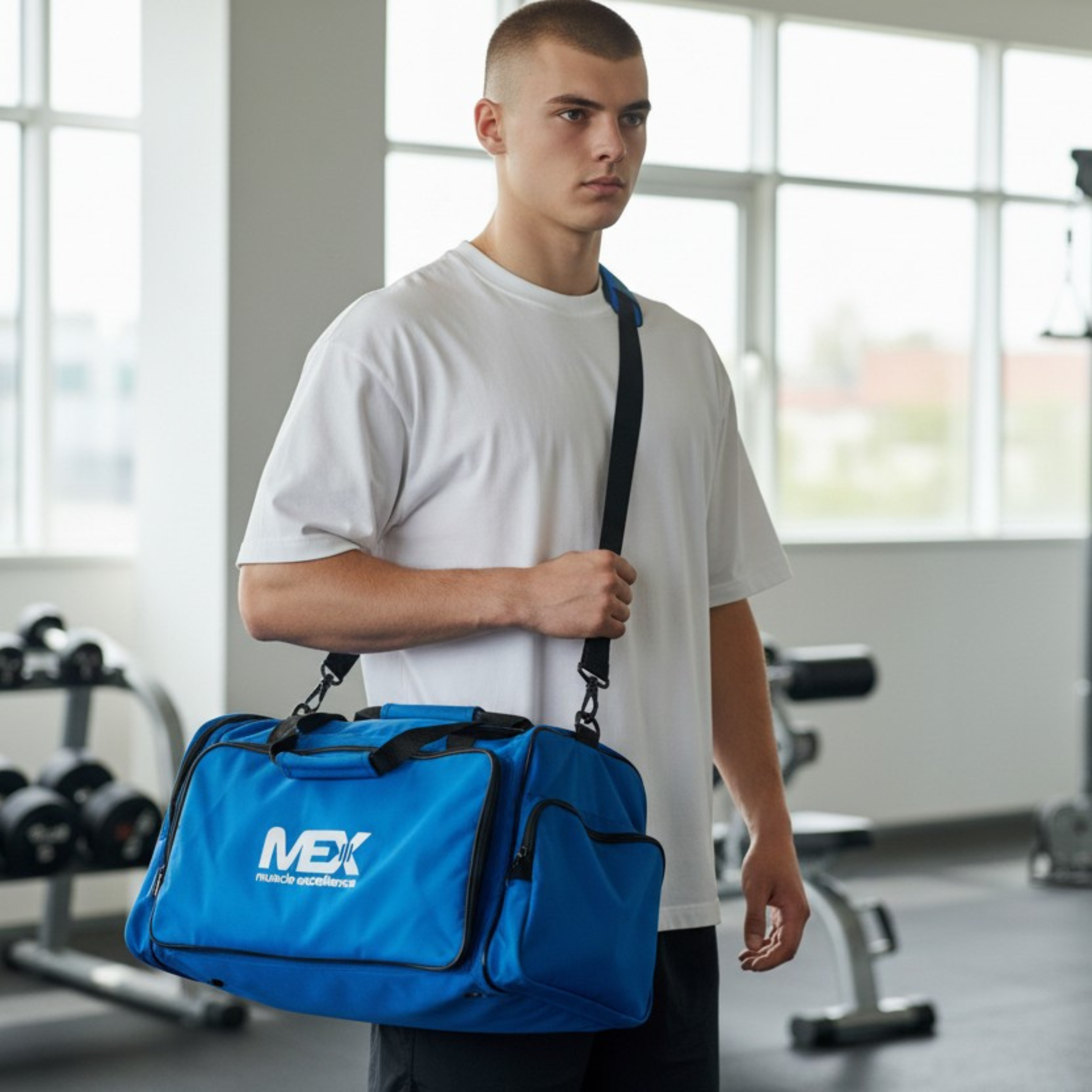 MEX NUTRITION - Torba Sporty Bag - 2x Blue