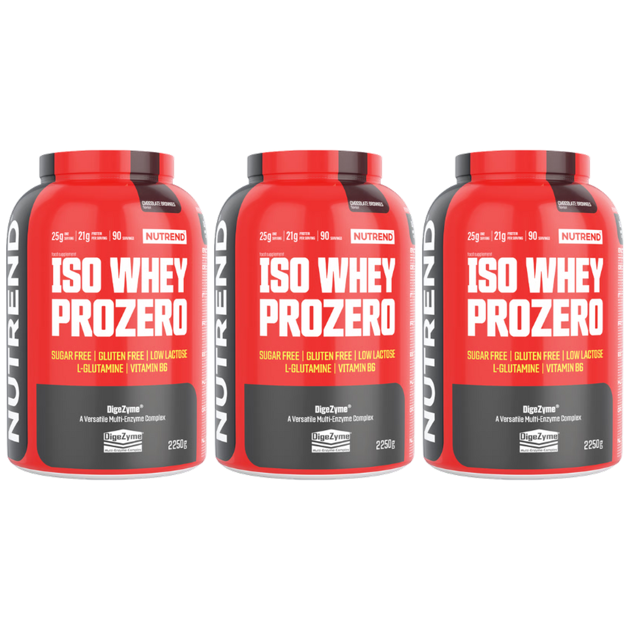 NUTREND Iso Whey Pro Zero - 3x 2250g