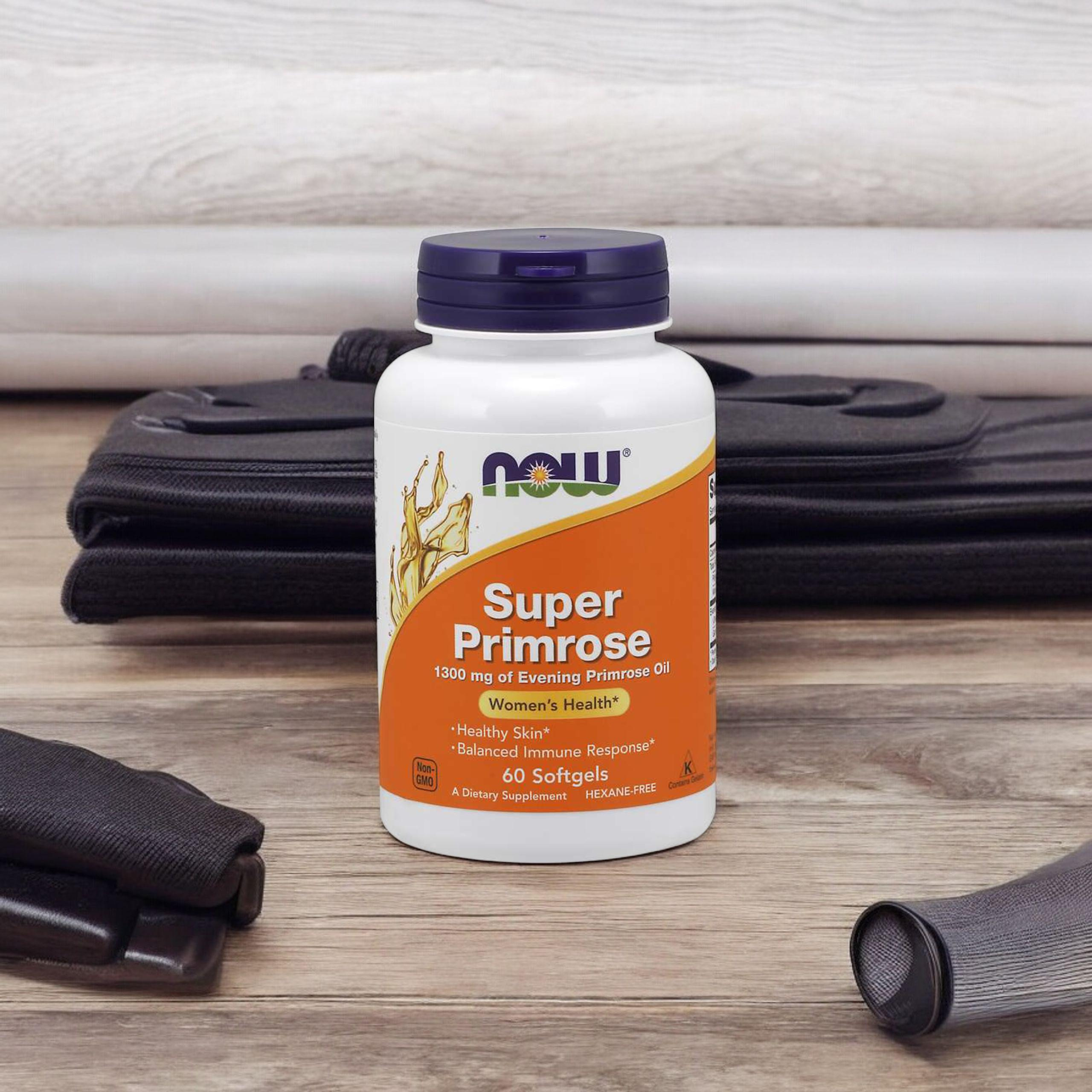 NOW Super Primrose - 60softgels. - 2x Olej z Wiesiołka Dwuletniego